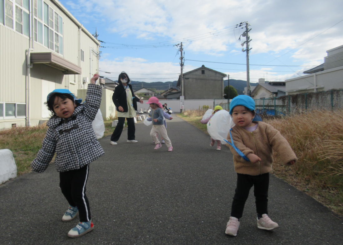 風に乗って...♡