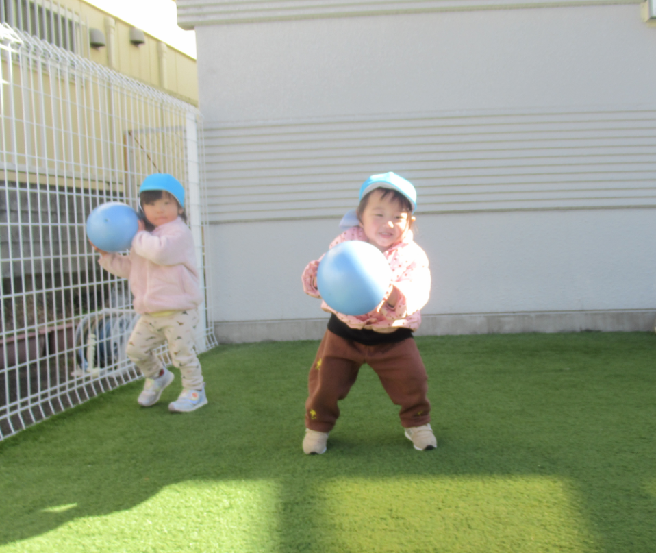 投げるよ～！！