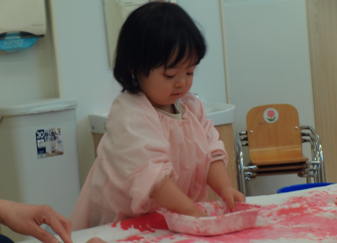 塗りたくり遊び...