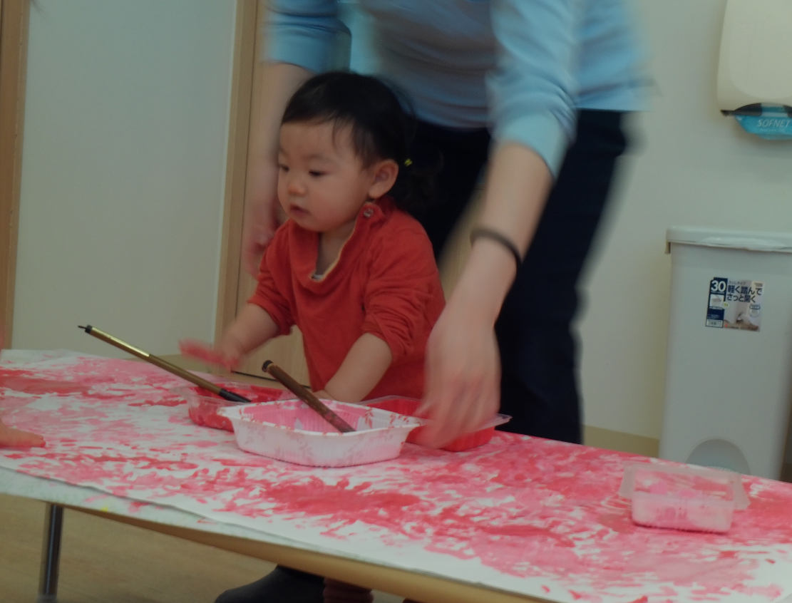 両手でダイナミックに！！