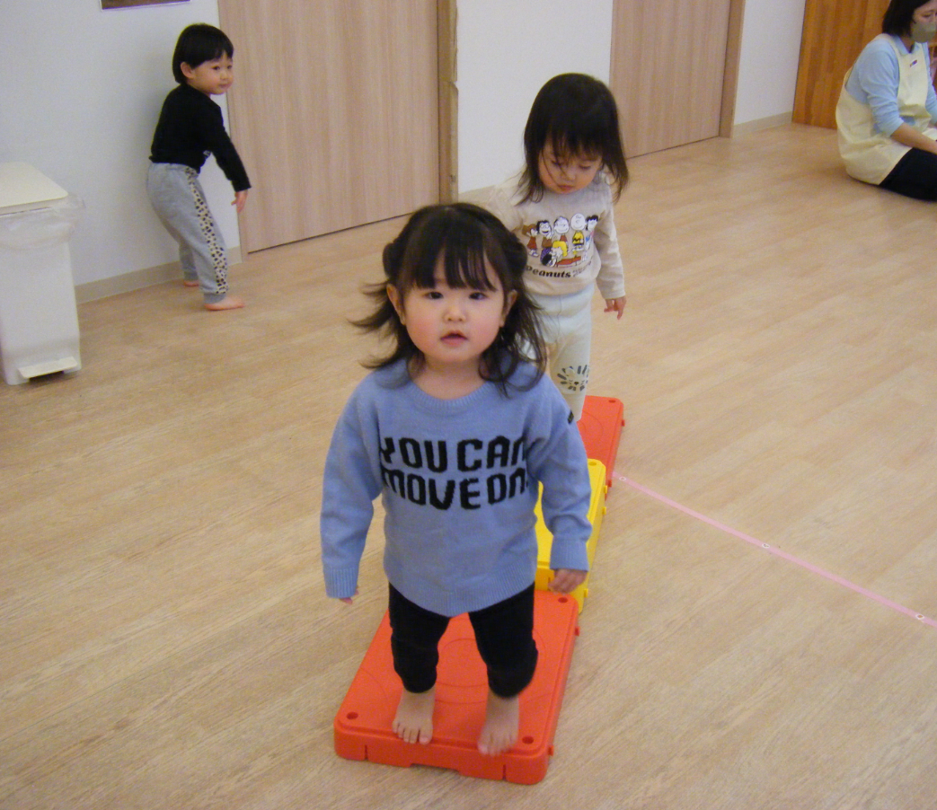 上手に渡れたね♪