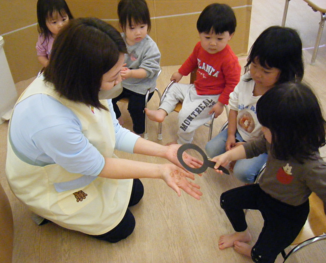 バイ菌見てみよう(@_@)