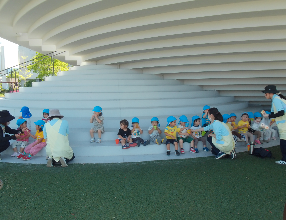 川原城保育園のお友だちとの交流会♪