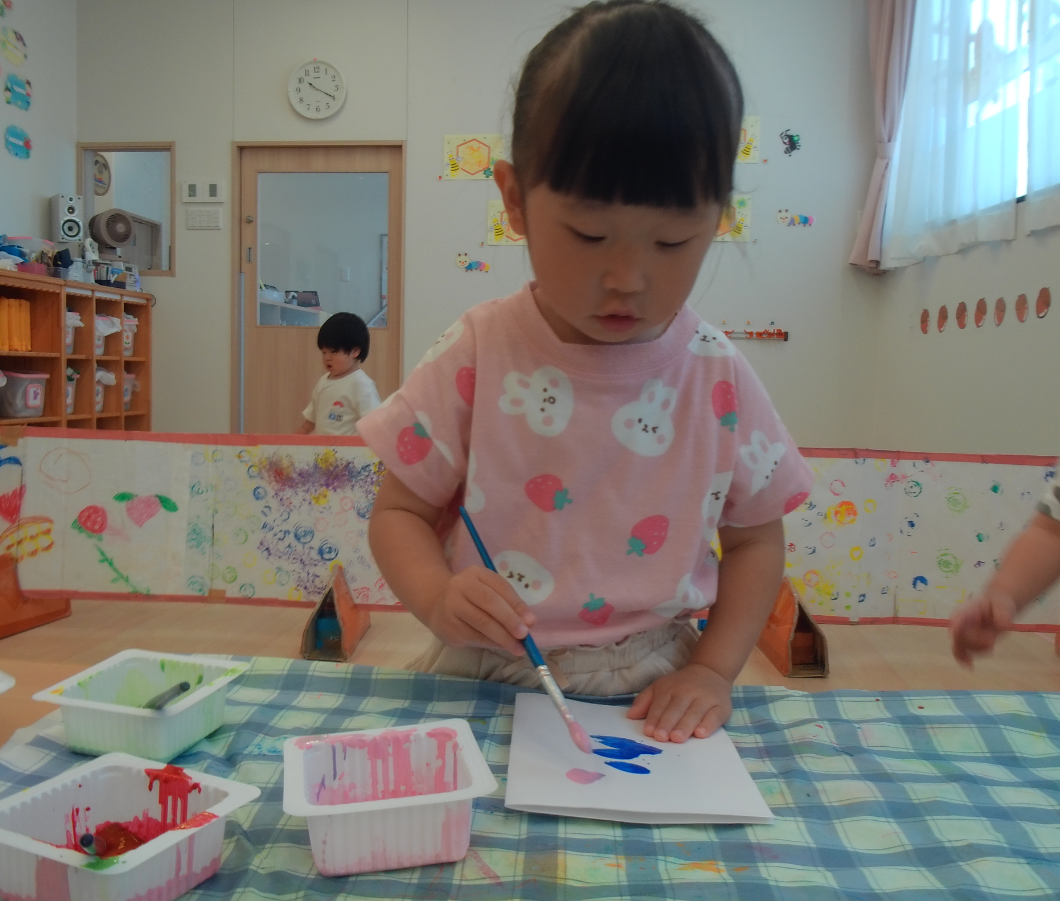 ピンクにしよ～っと！