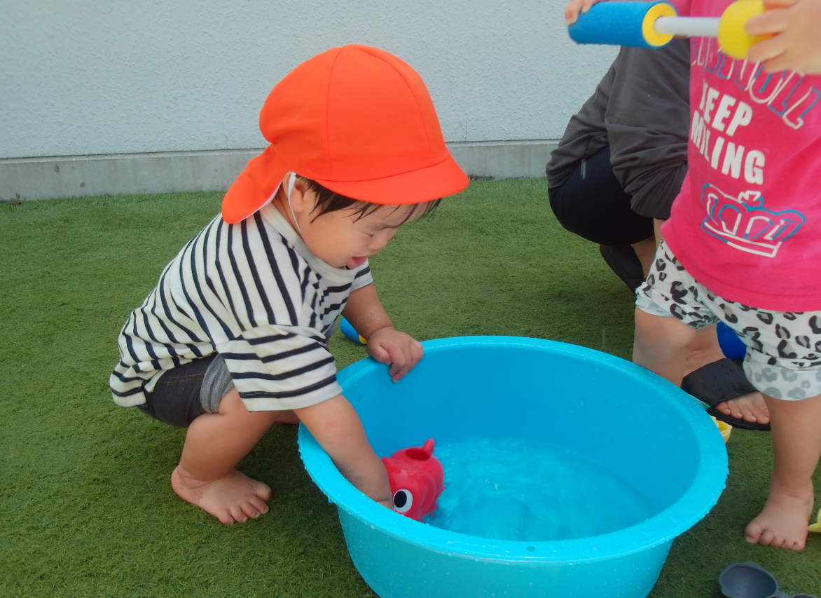 お水気持ちいね～♪