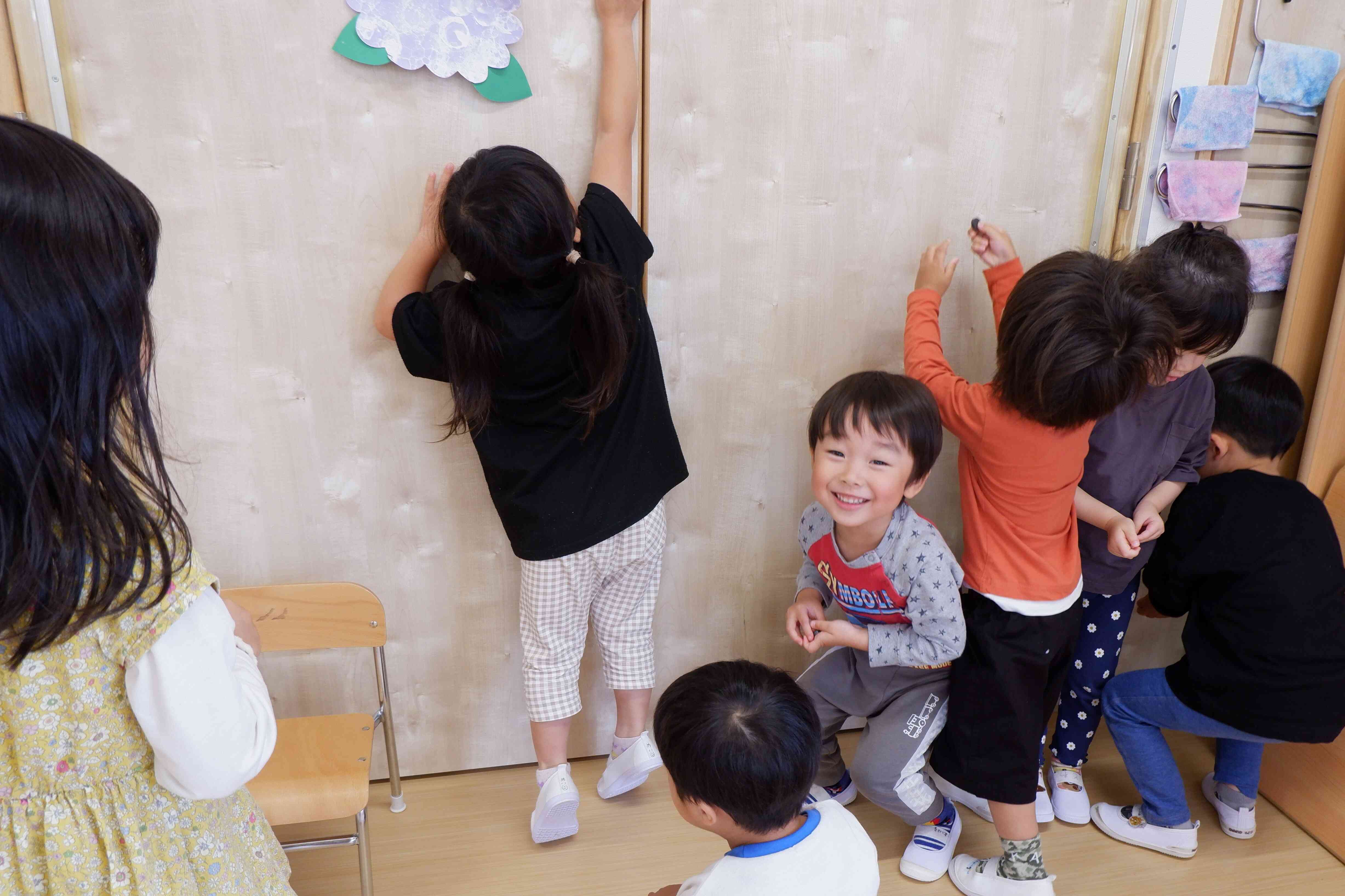 磁石遊び　りすぐみ