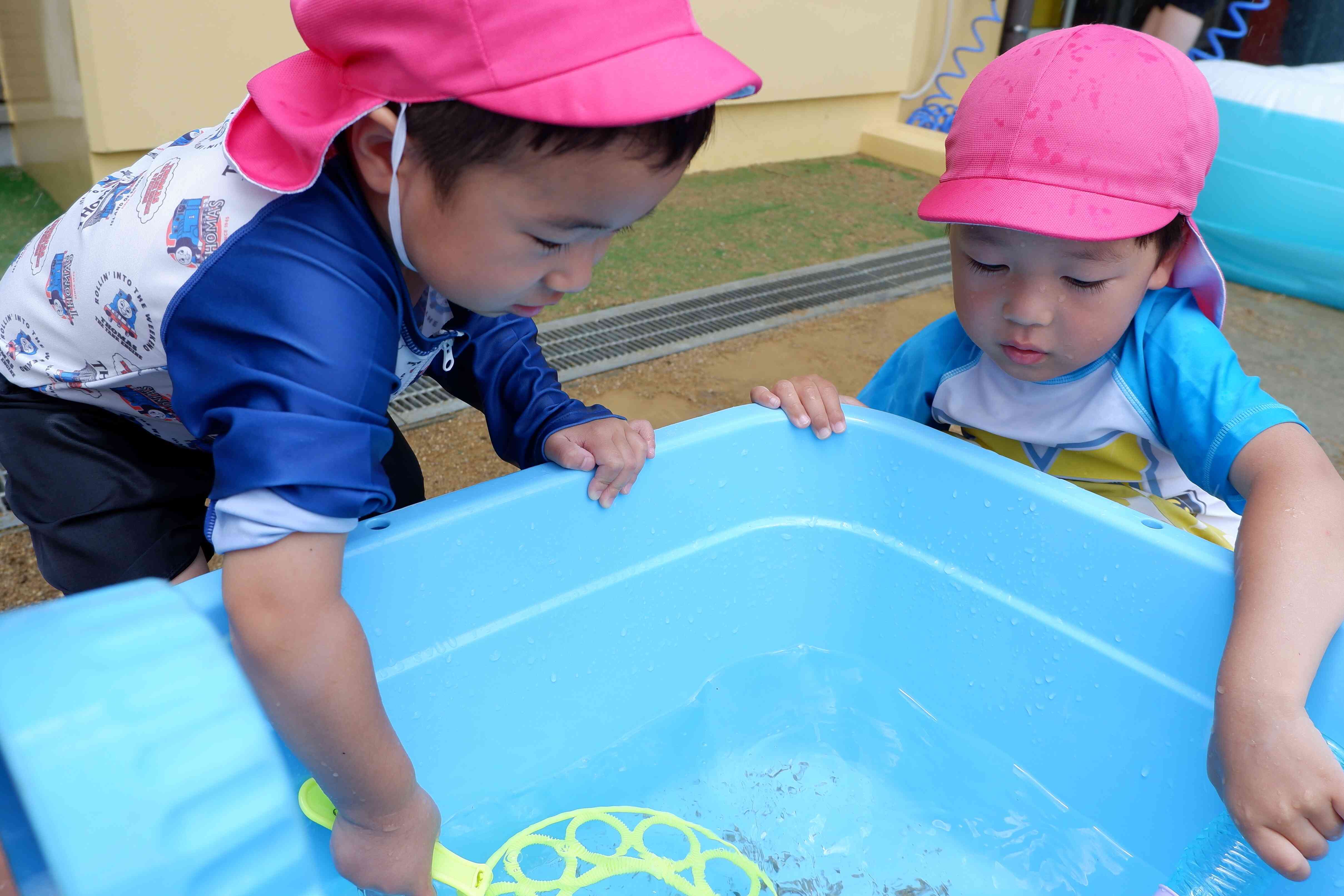 水遊びもしたよ!