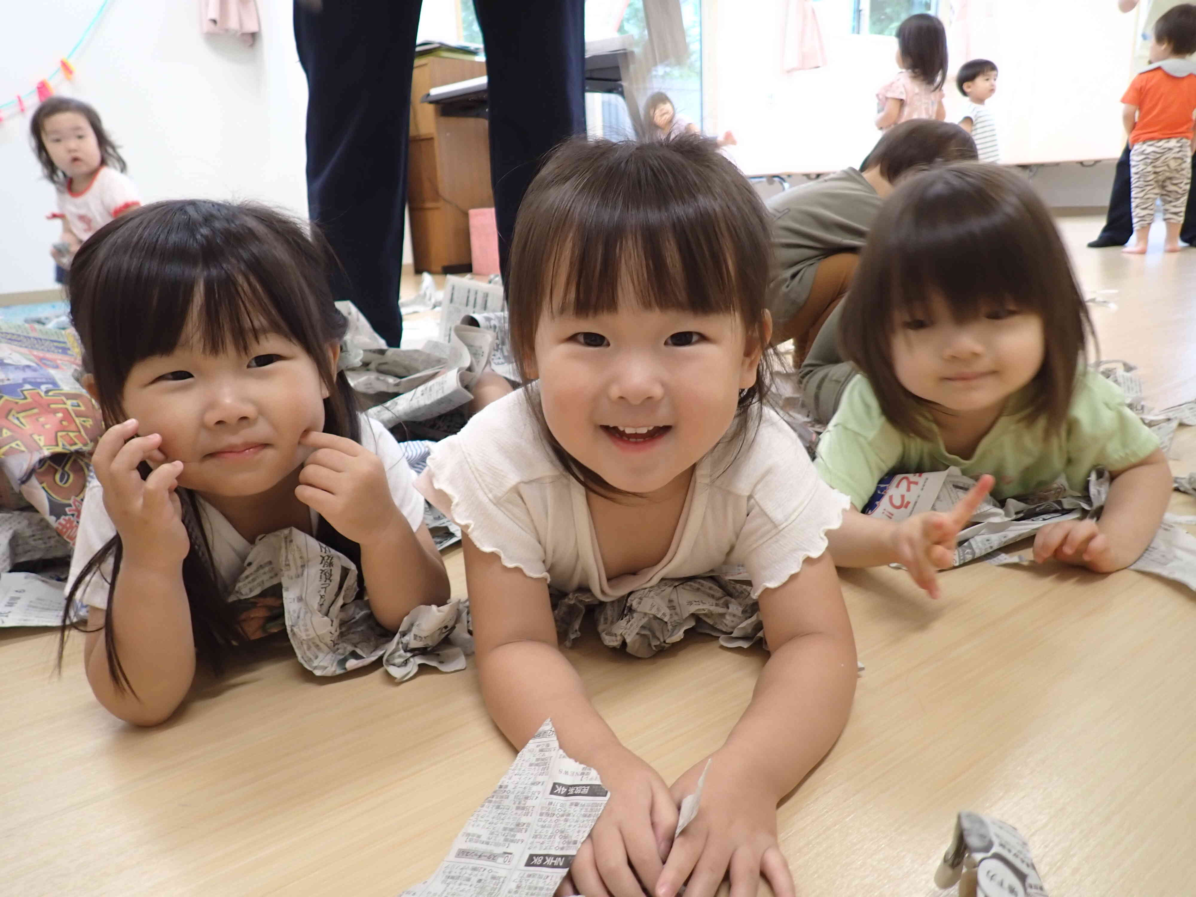 泳いでみたよ！