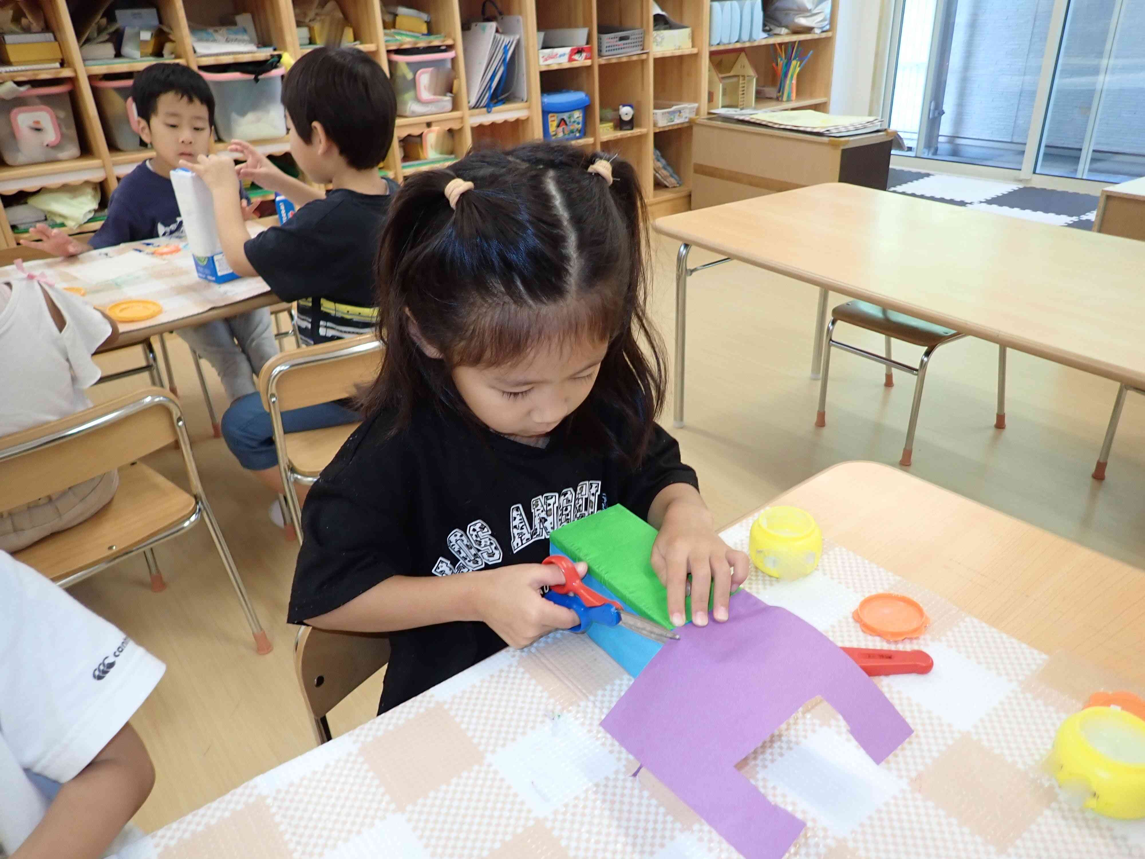 カラフルな魚も作ったよ！！
