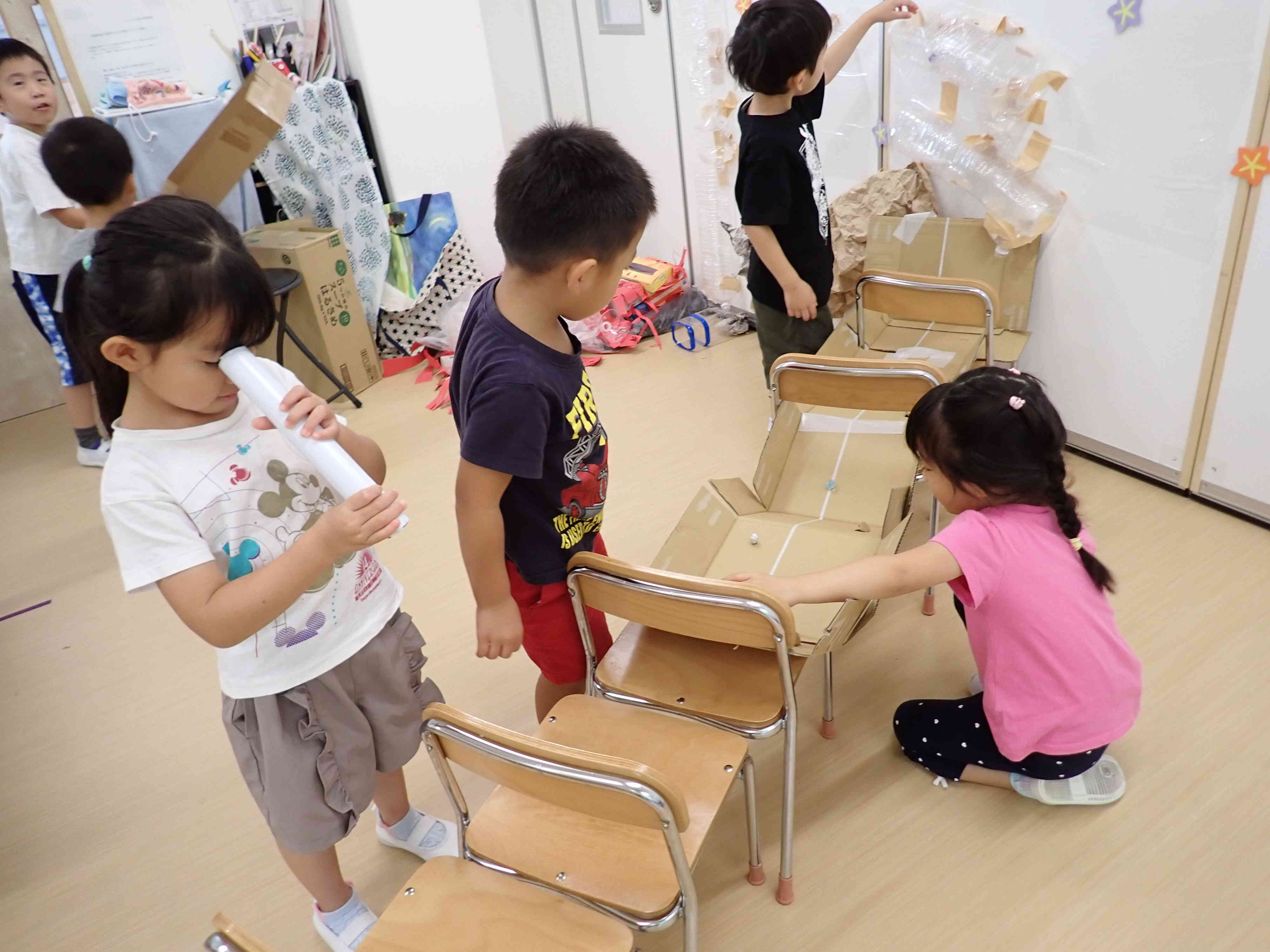 長くしたら転がるかな？