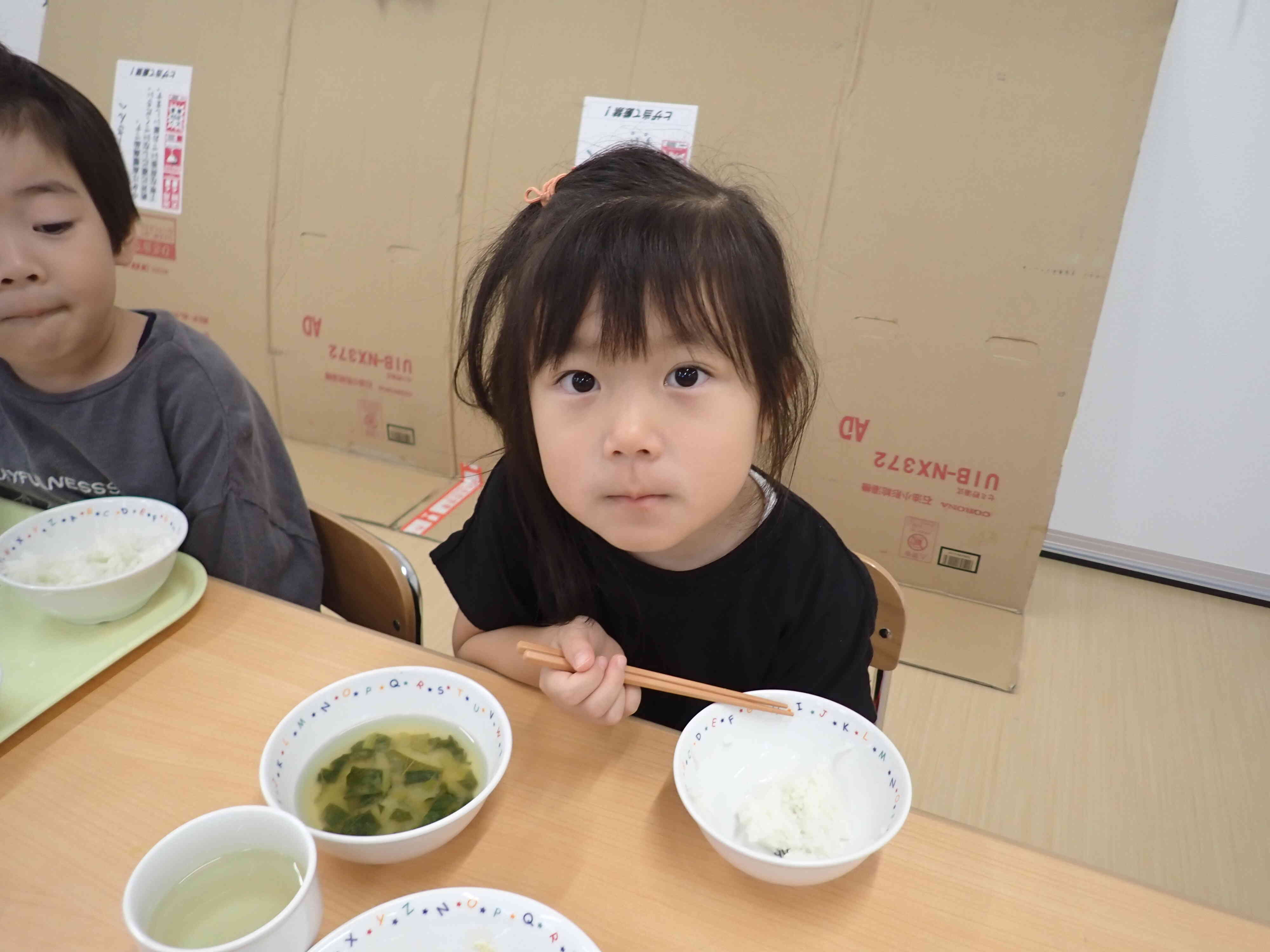 ご飯もあとちょっと！
