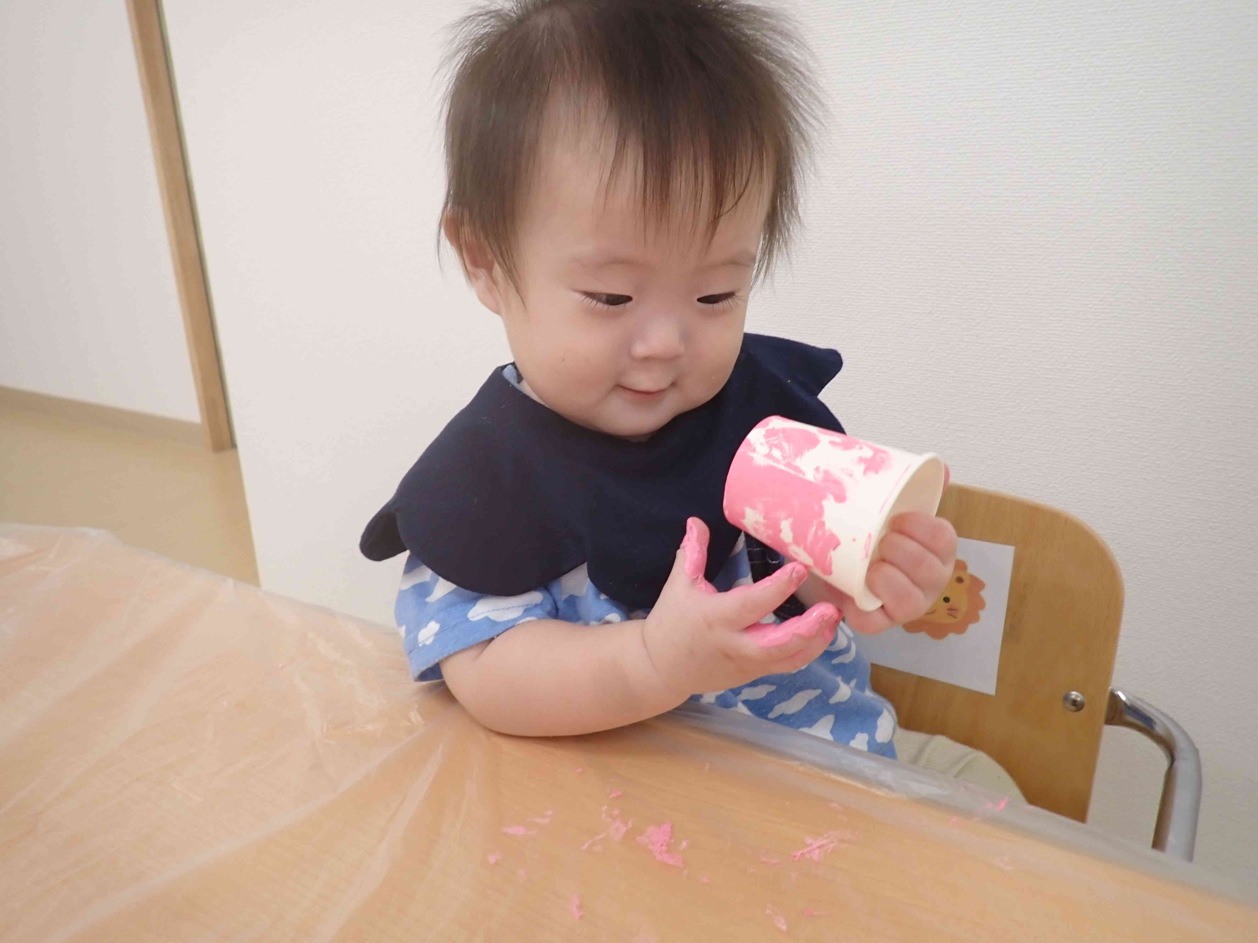 絵の具がついてきた！