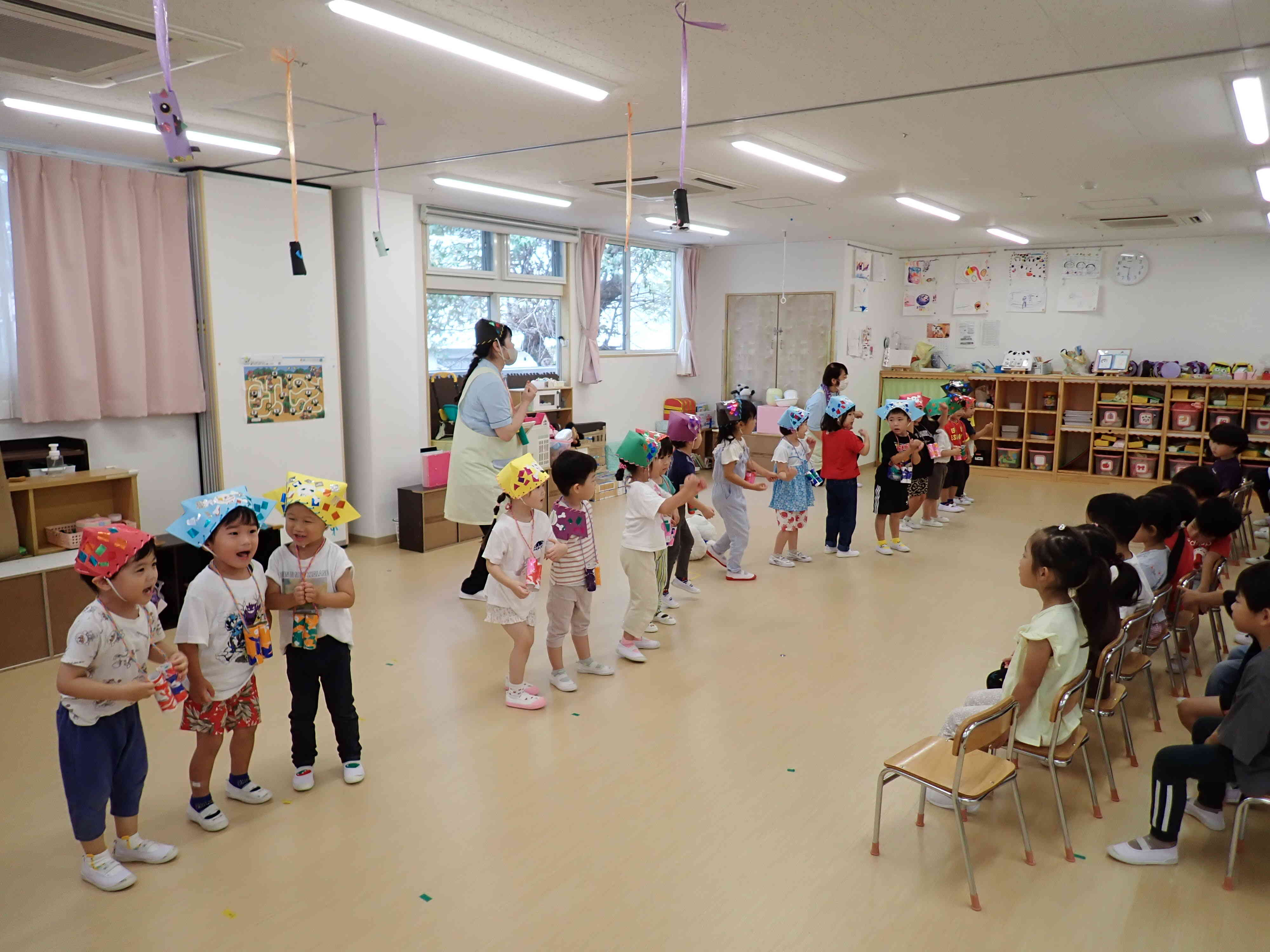 幼児組　運動会リハーサル(表現）