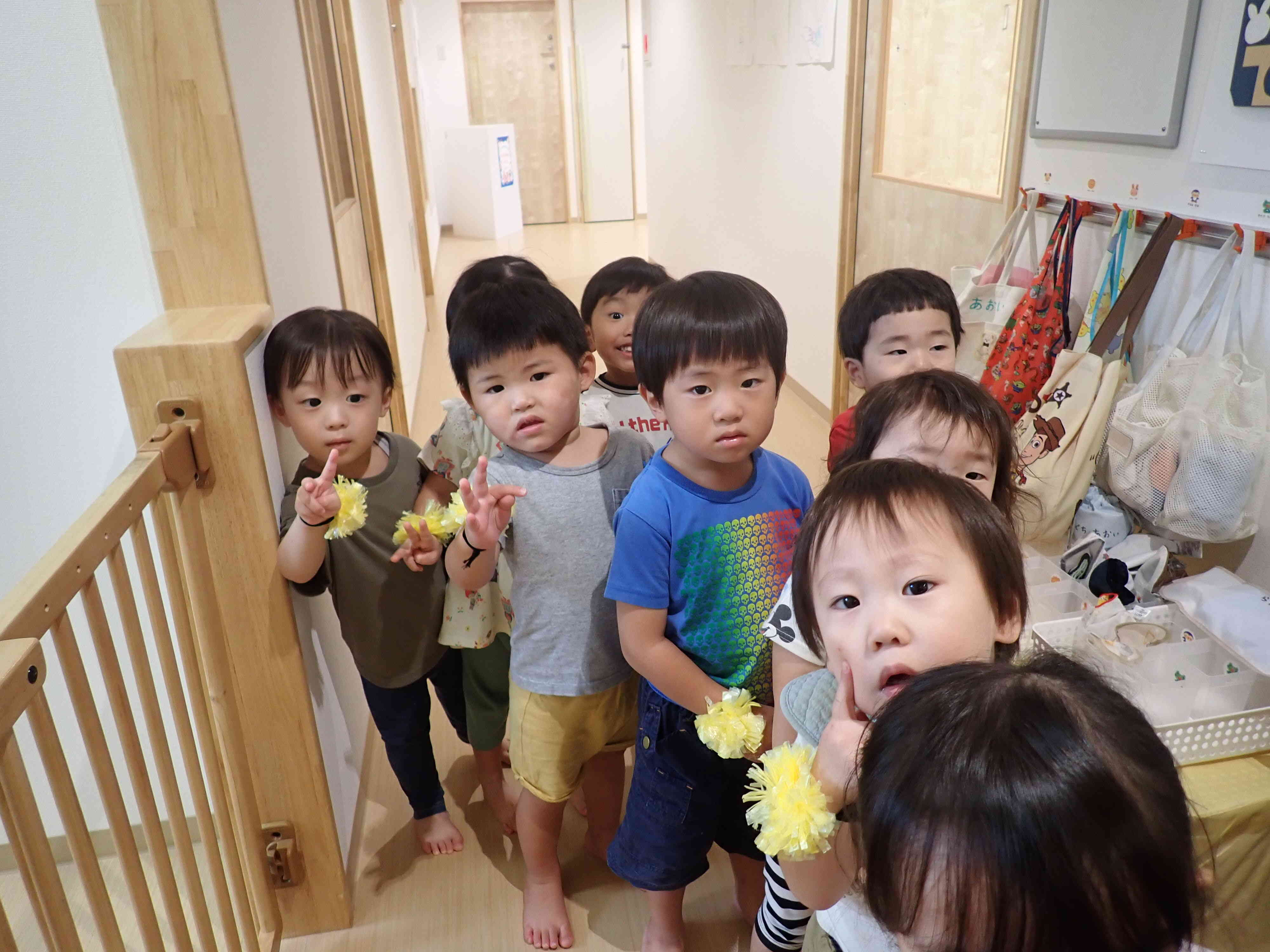 うさぎぐみ　運動会ごっこ