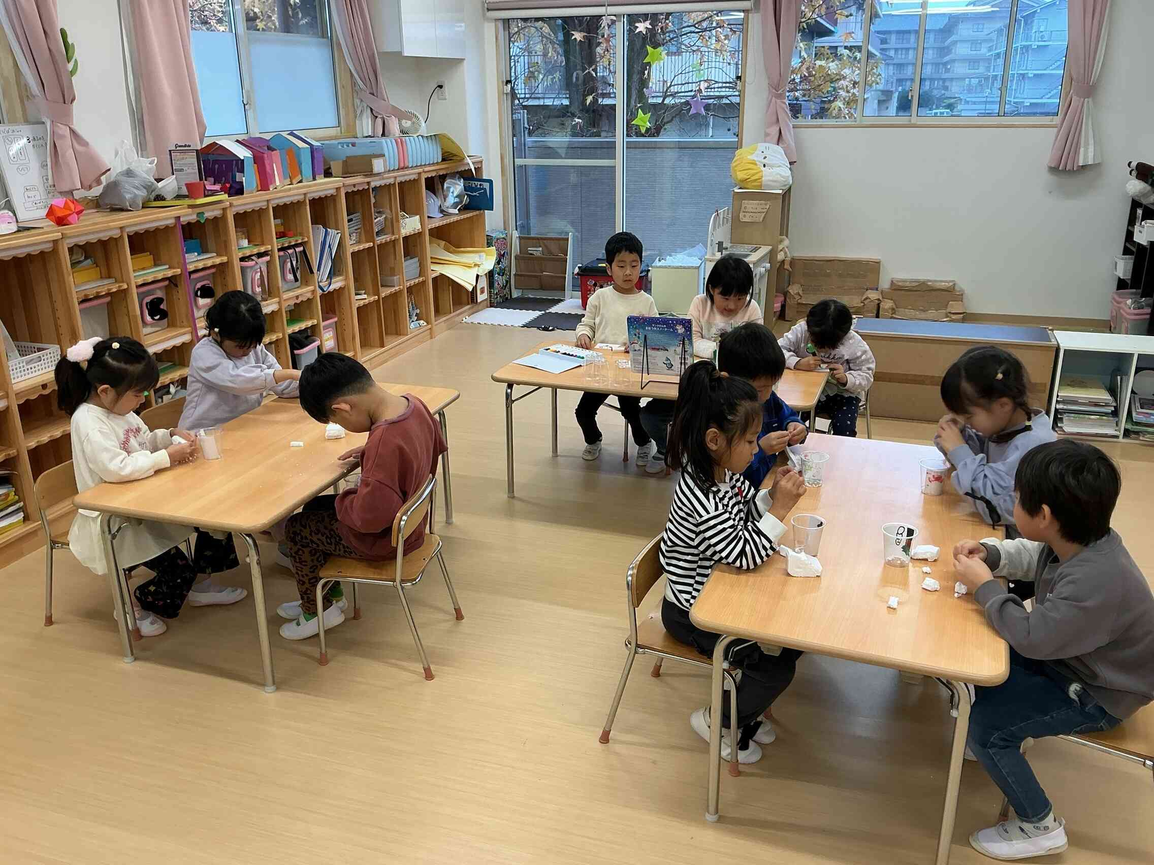 スノードーム制作第二弾〜　きりん組