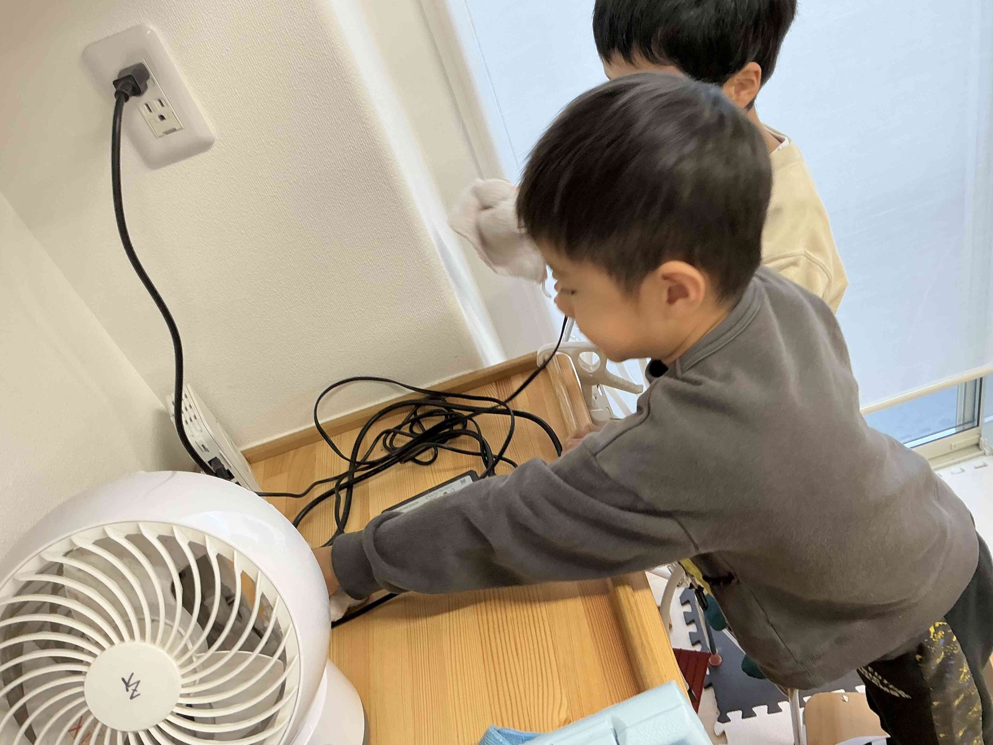 大掃除しましたよ♪  きりん組