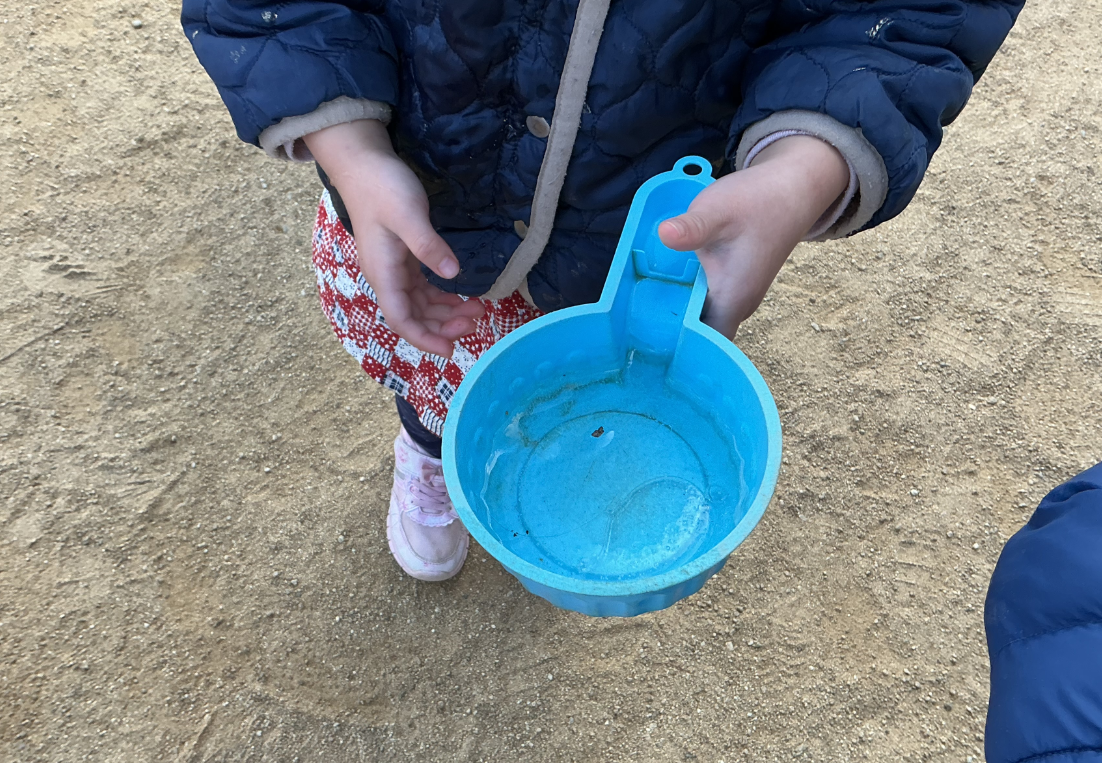 すごい！氷になってる！