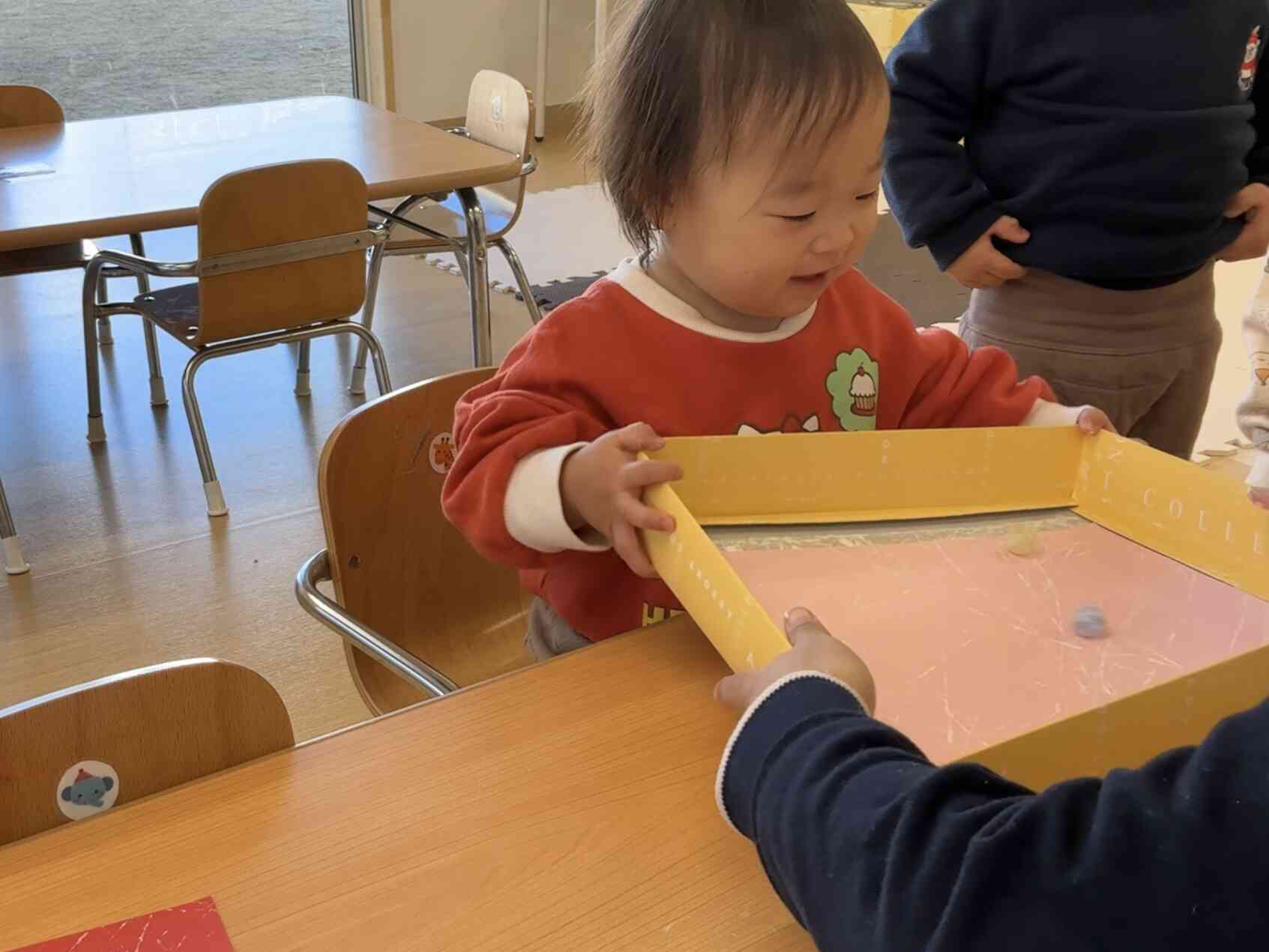 あひる組　バレンタイン製作