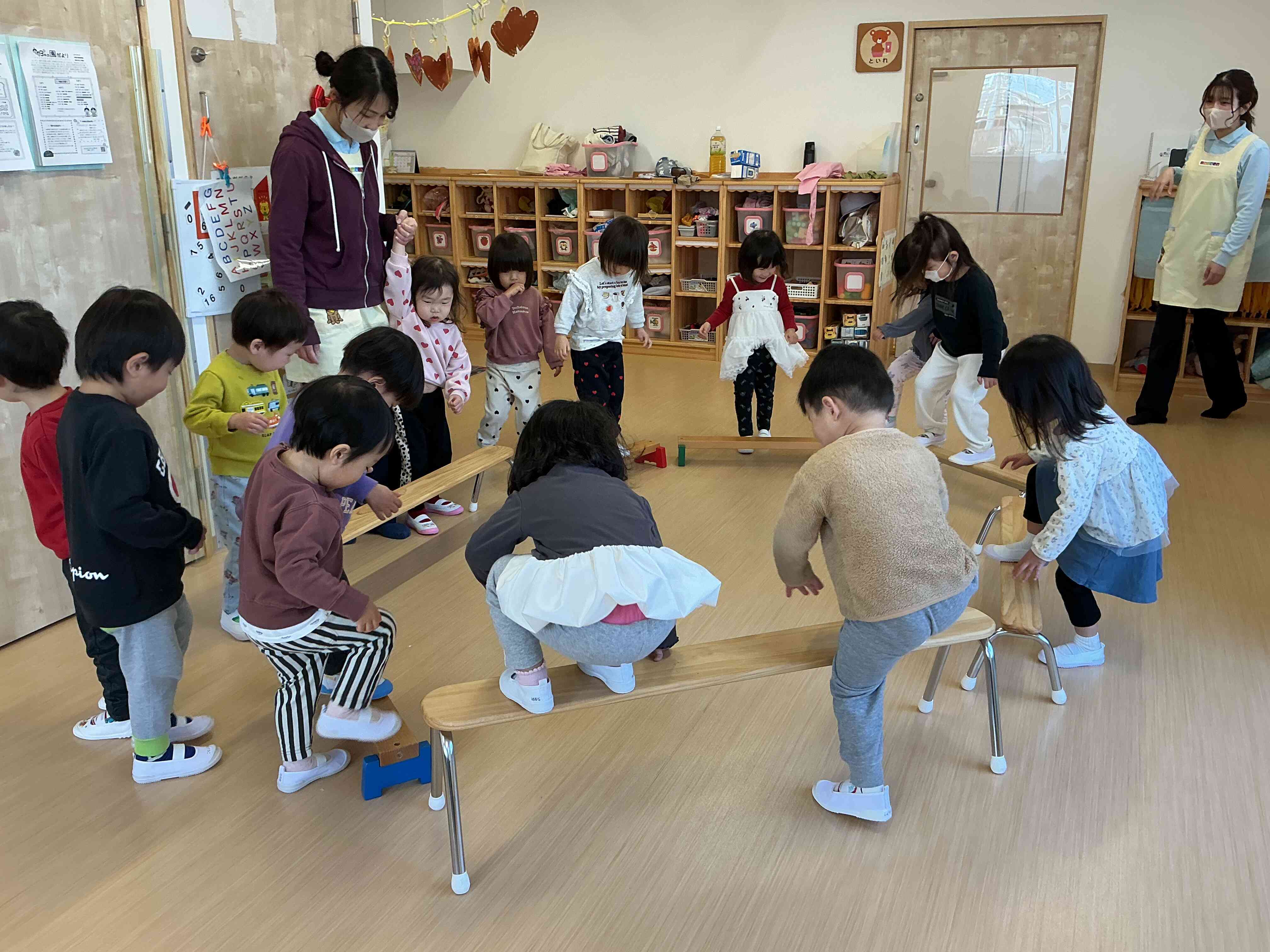 リズム遊び　うさぎぐみ