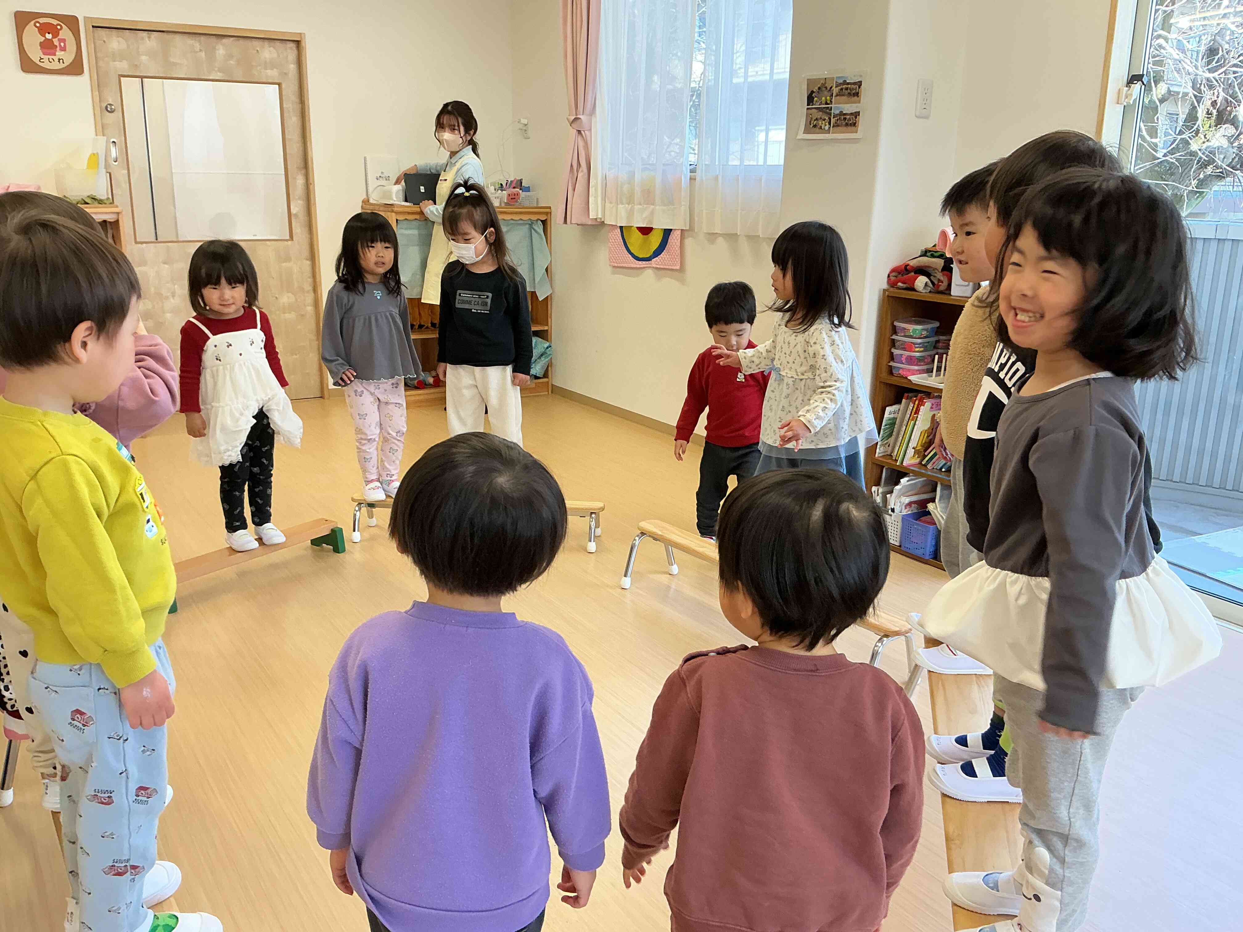 みんなと一緒に遊ぶの楽しいね！