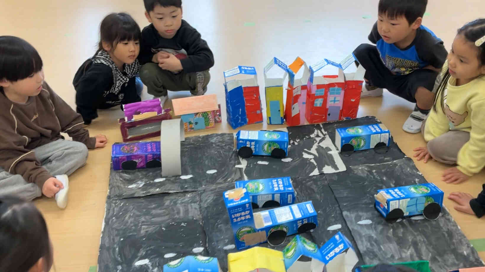 街ができてきたよ