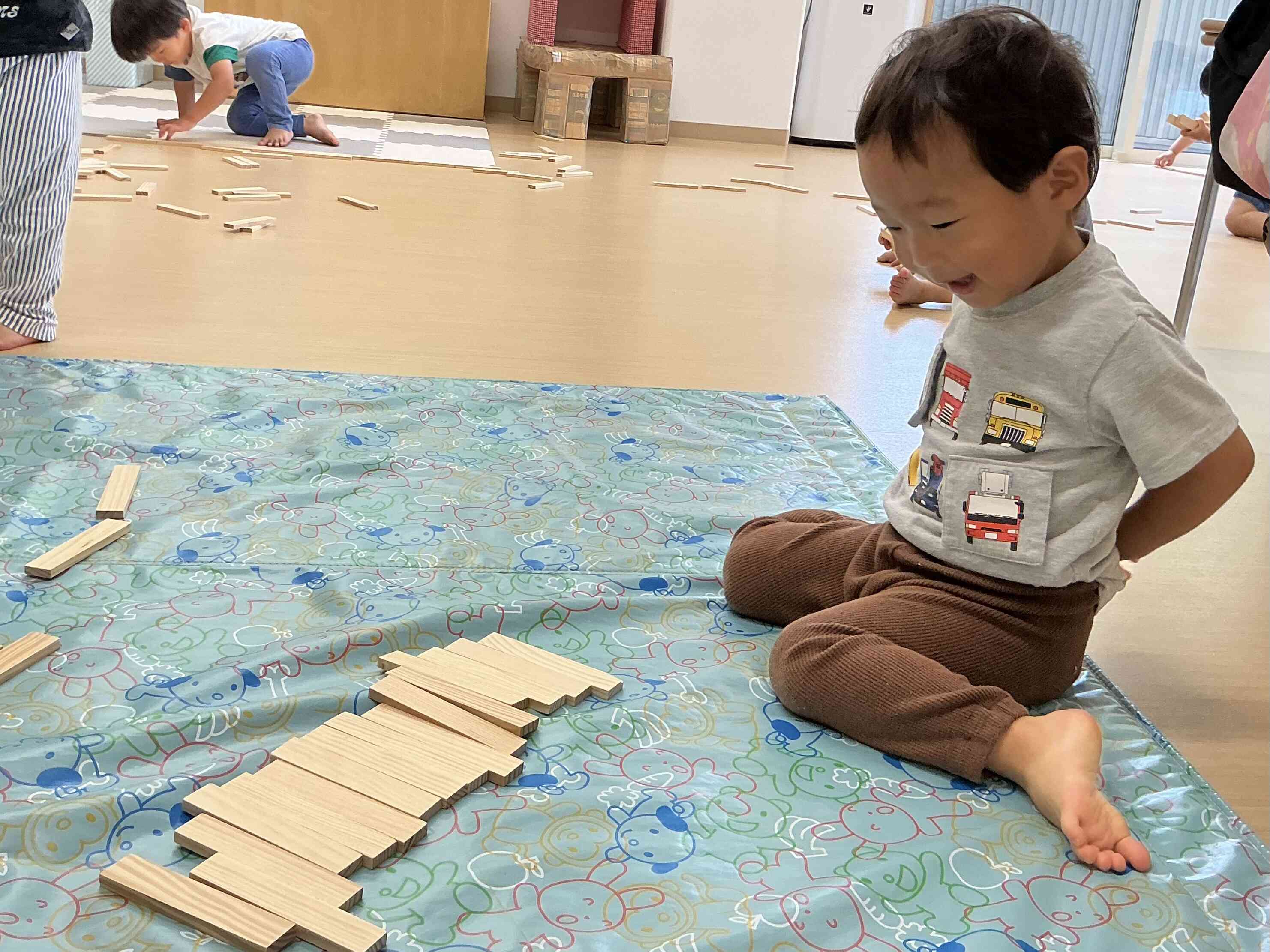 カプラで遊んだよ！ うさぎ組｜ニチイキッズ天理川原城保育園｜ニチイ