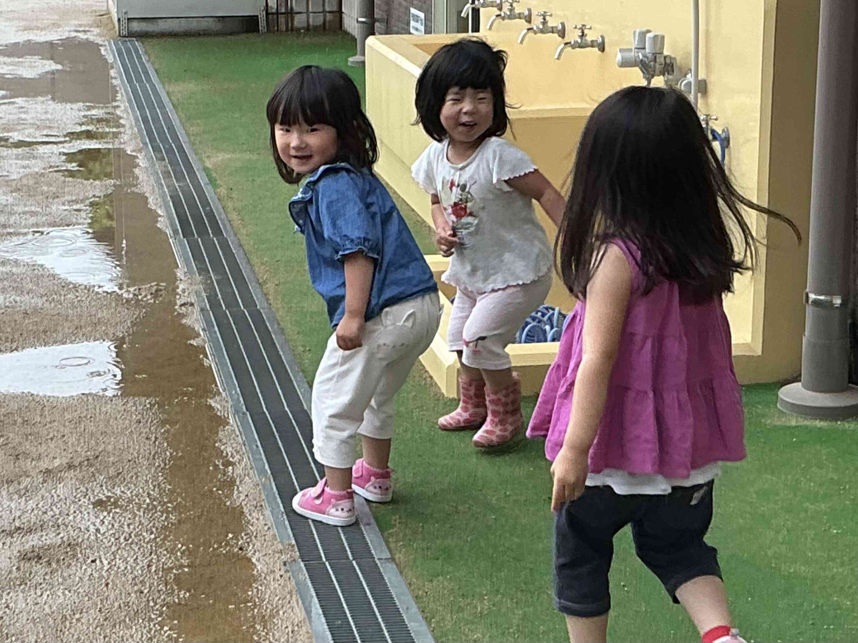 水たまり発見♡