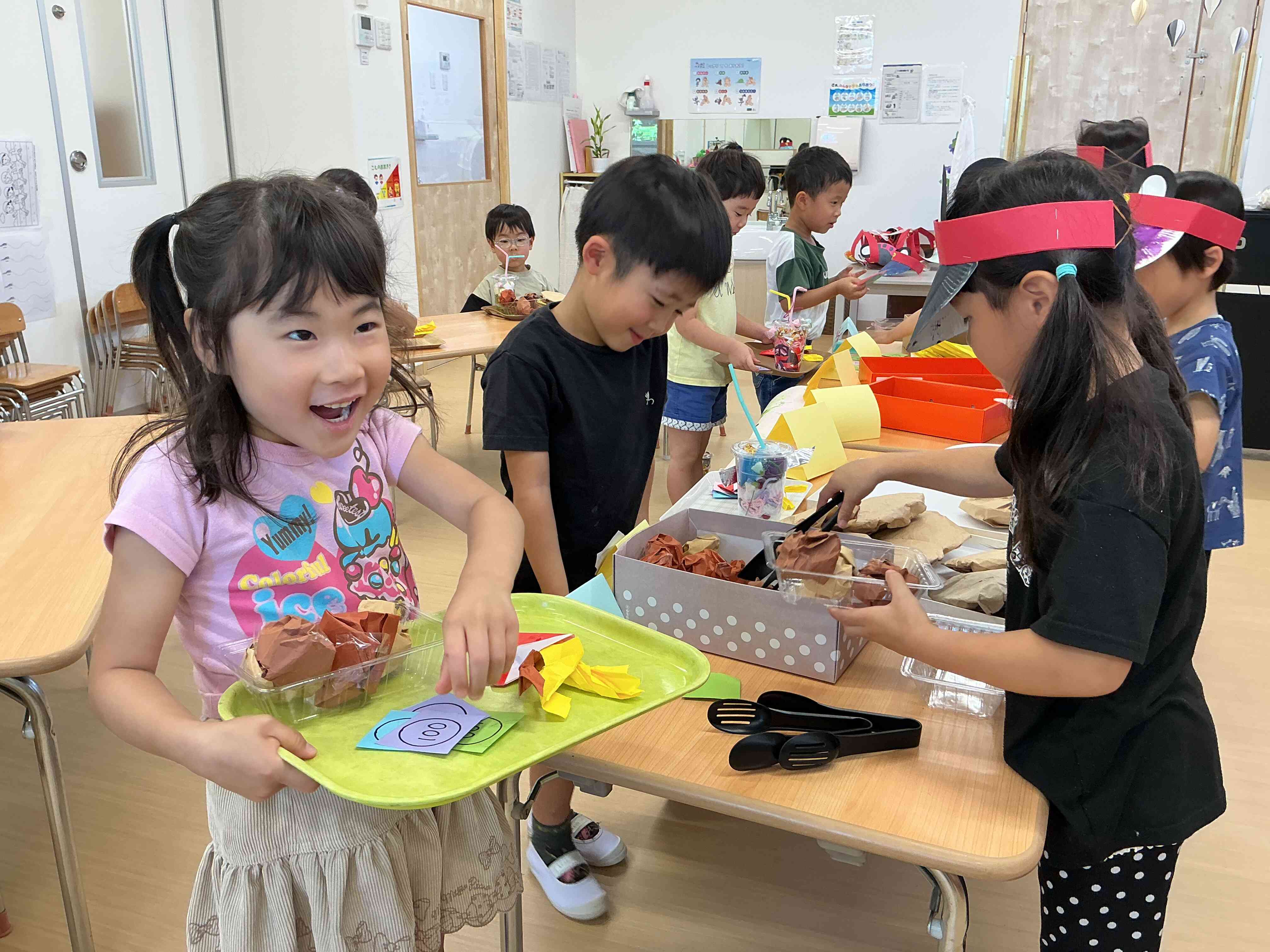 わくわくハンバーガーショップ!(ぱんだぐみ4歳児)