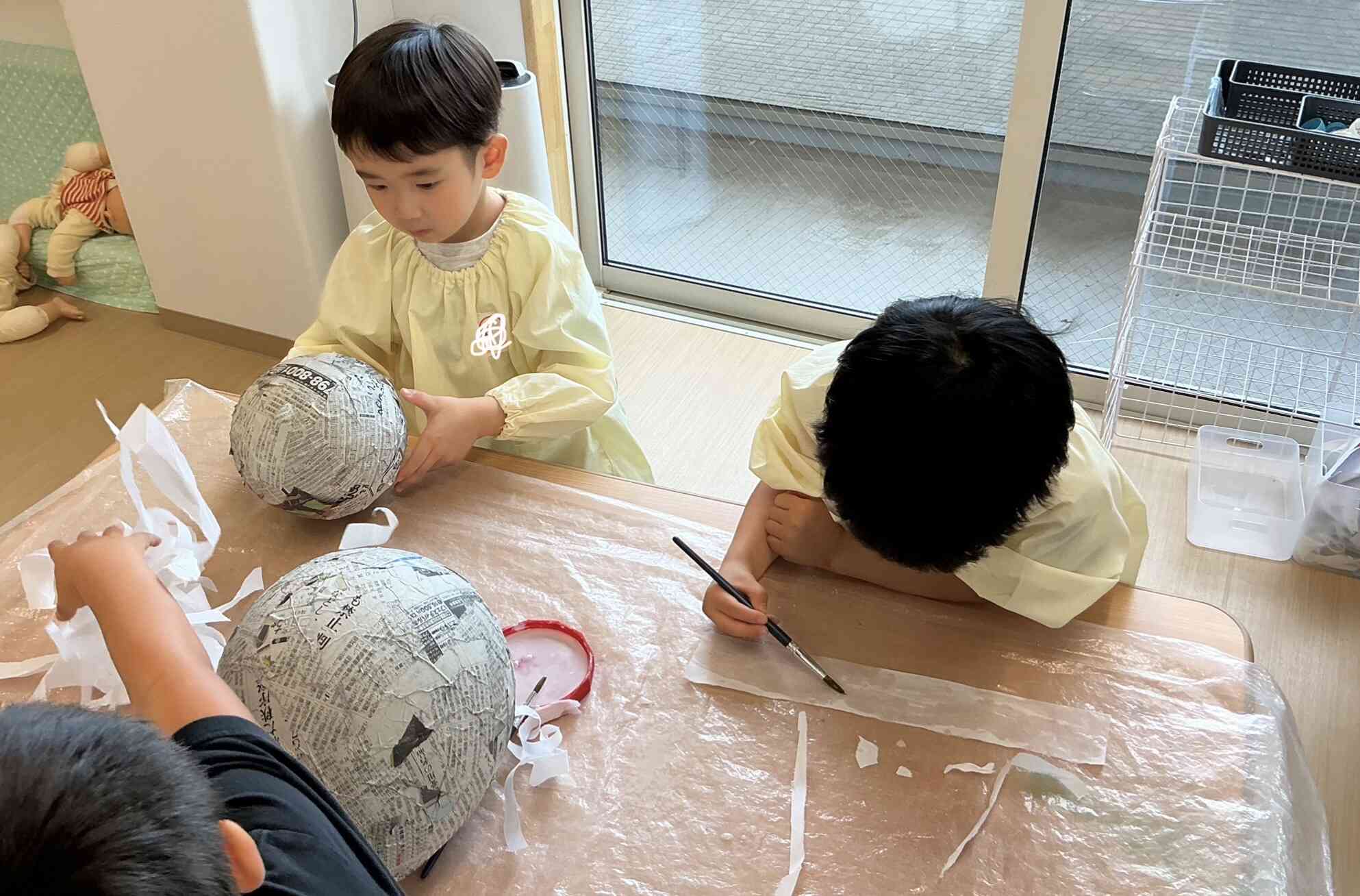はりこで作る宇宙の惑星たち