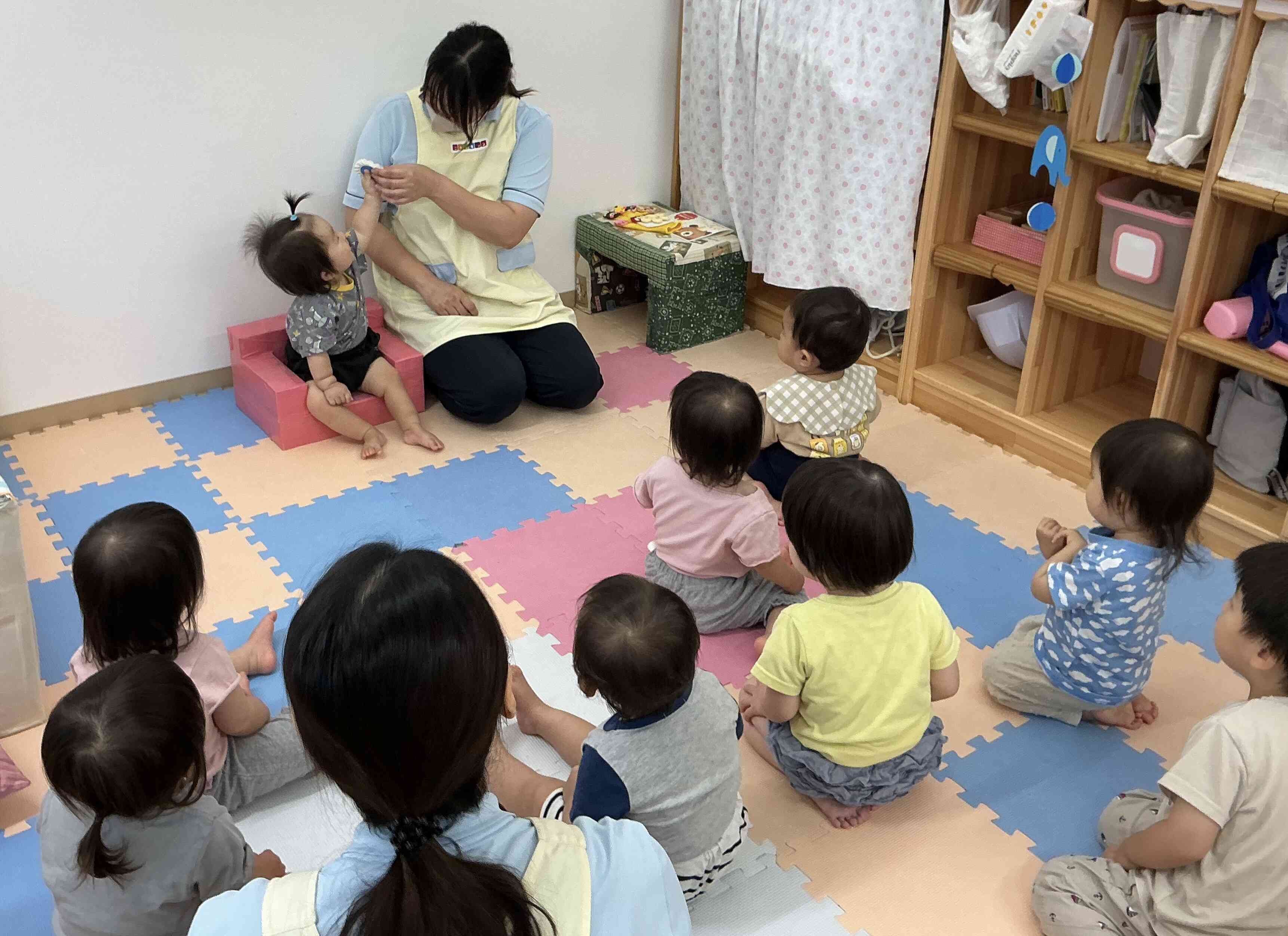 7月お誕生日会♪　ひよこ・あひる組
