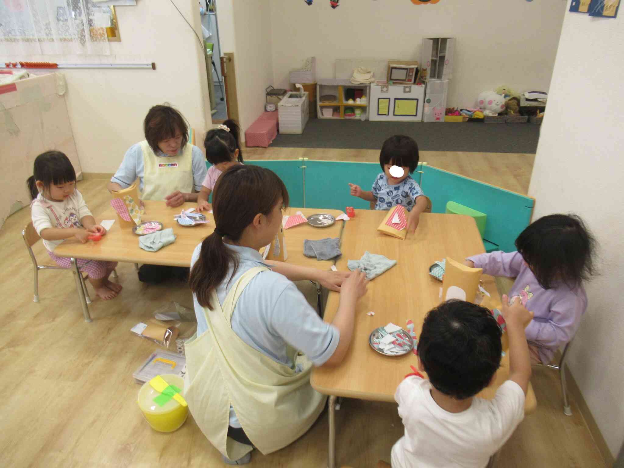 製作：ふくろう】2歳児クラス｜ニチイキッズ十日市保育園