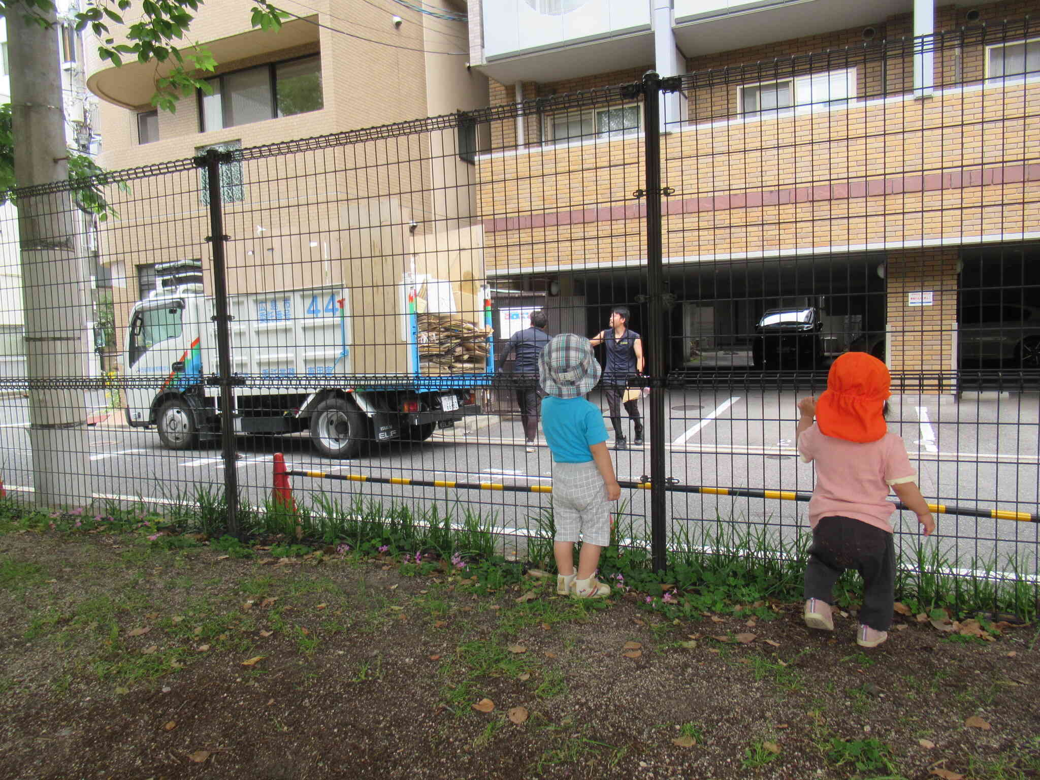 ゴミ収集車だ！