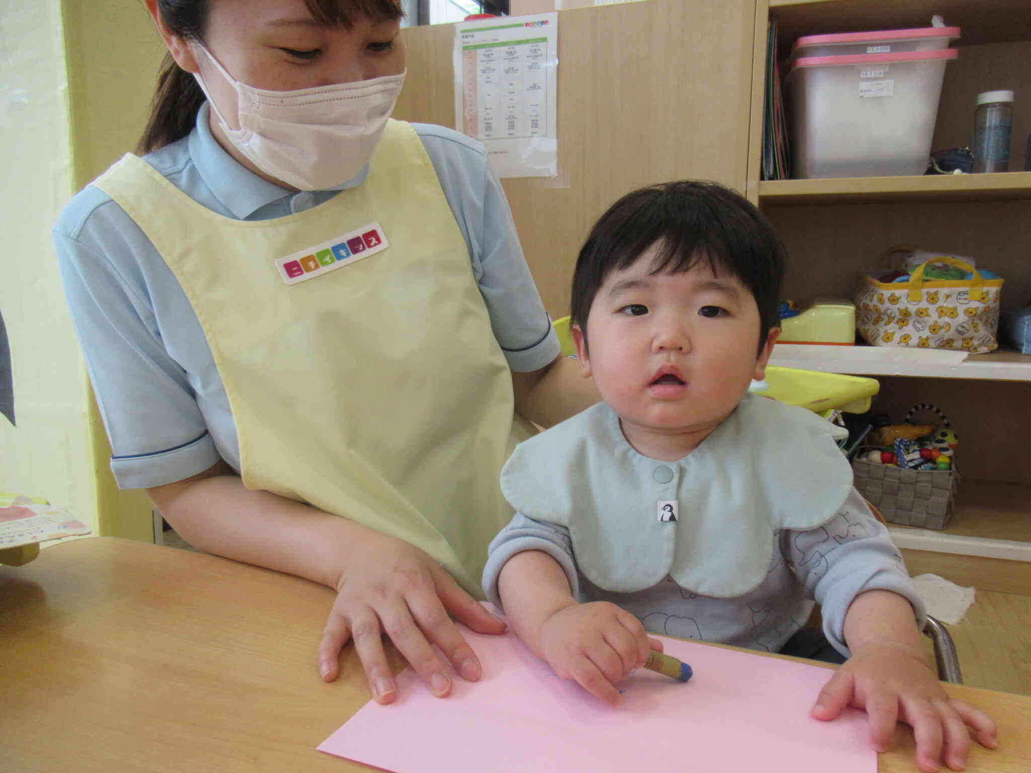 0歳児クラスの様子