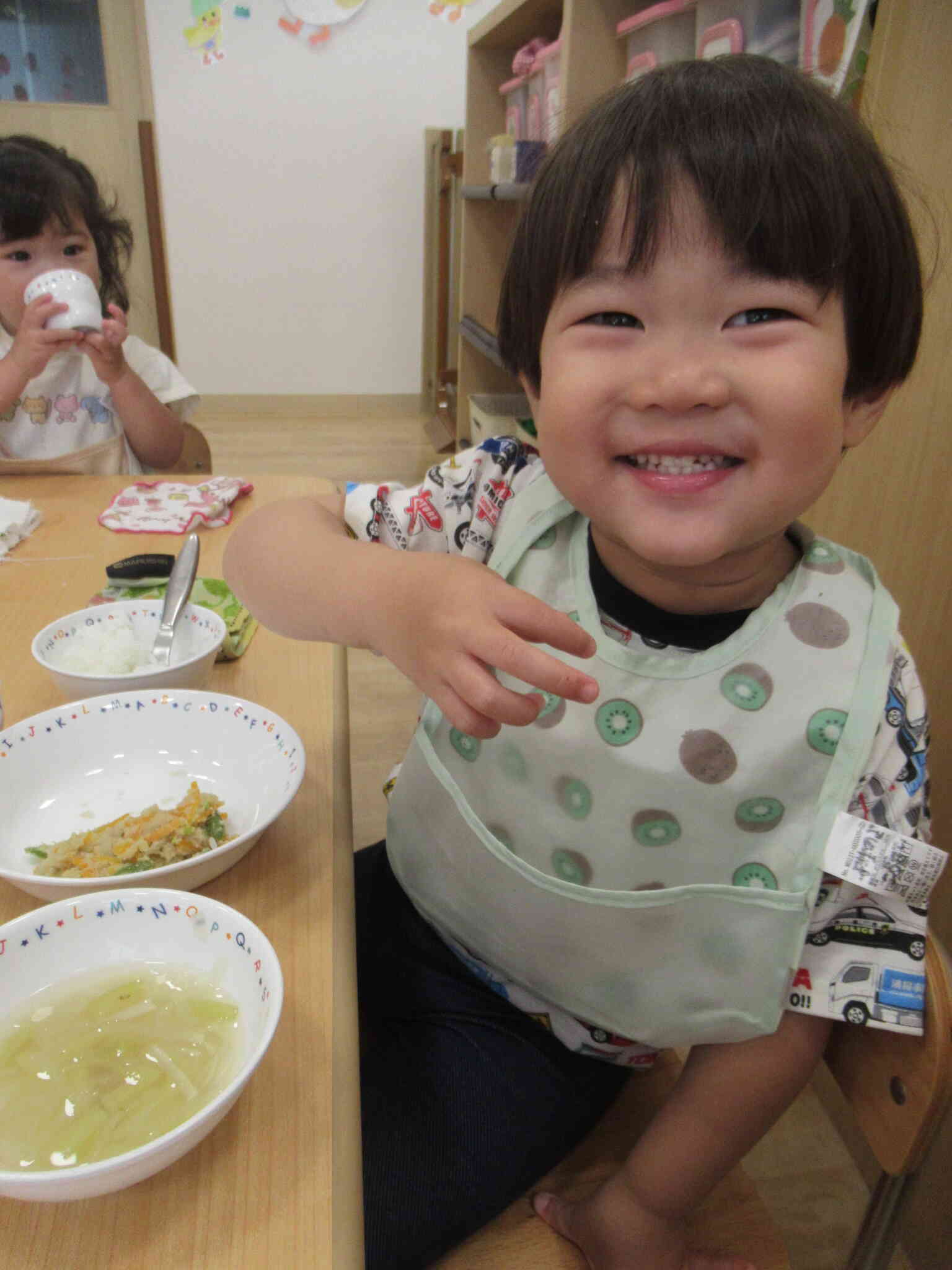 給食おいしいよ♪