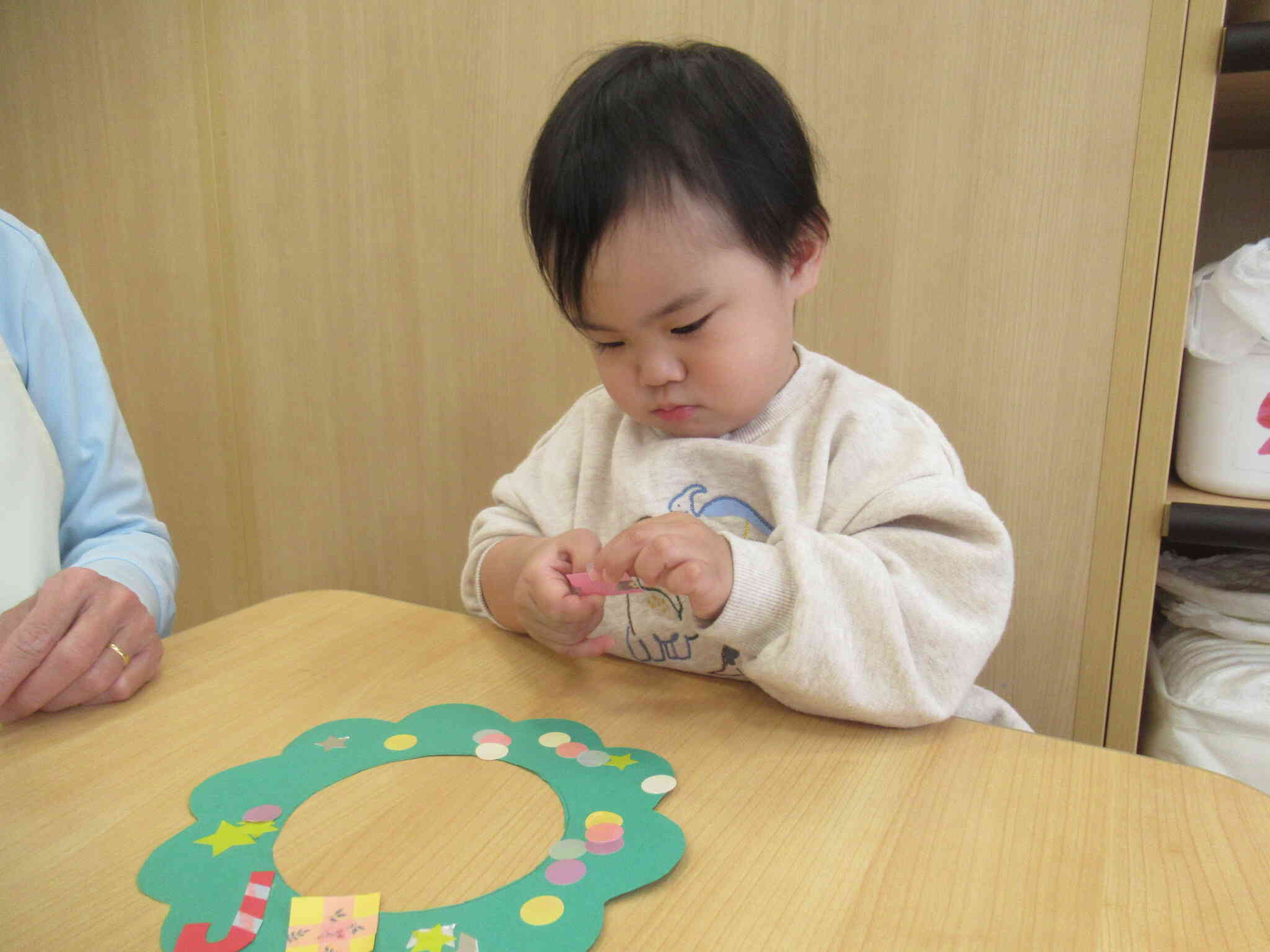 クリスマスリース作り