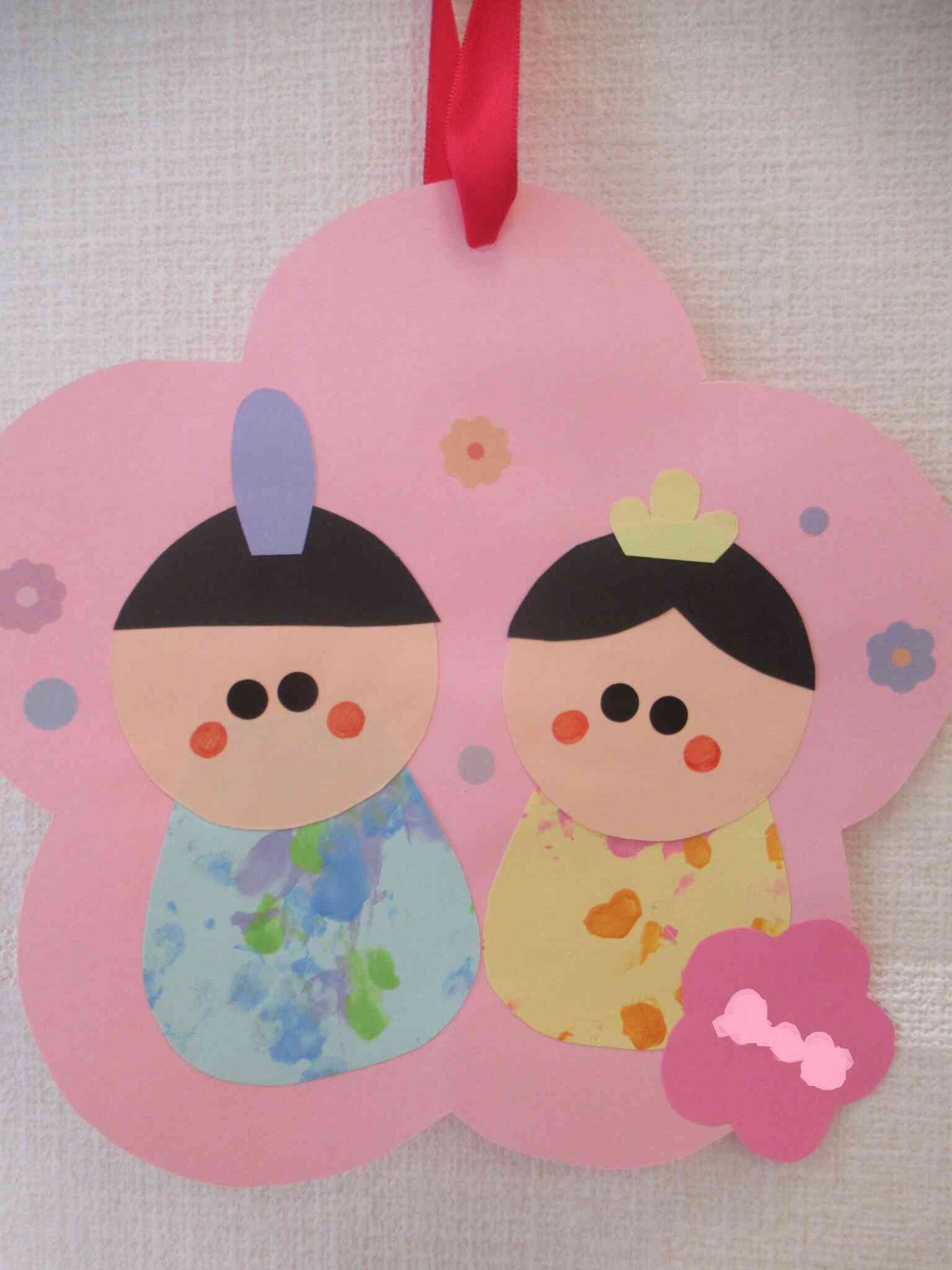 3月の製作：おひなさま