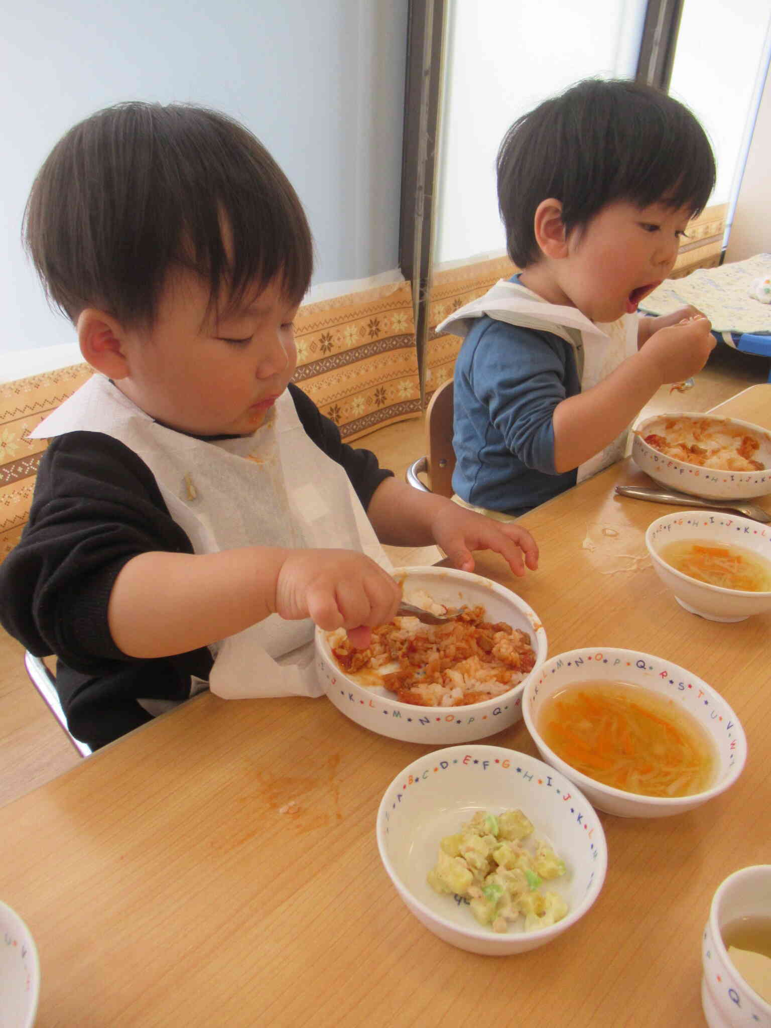 おいしい、たのしい給食の時間