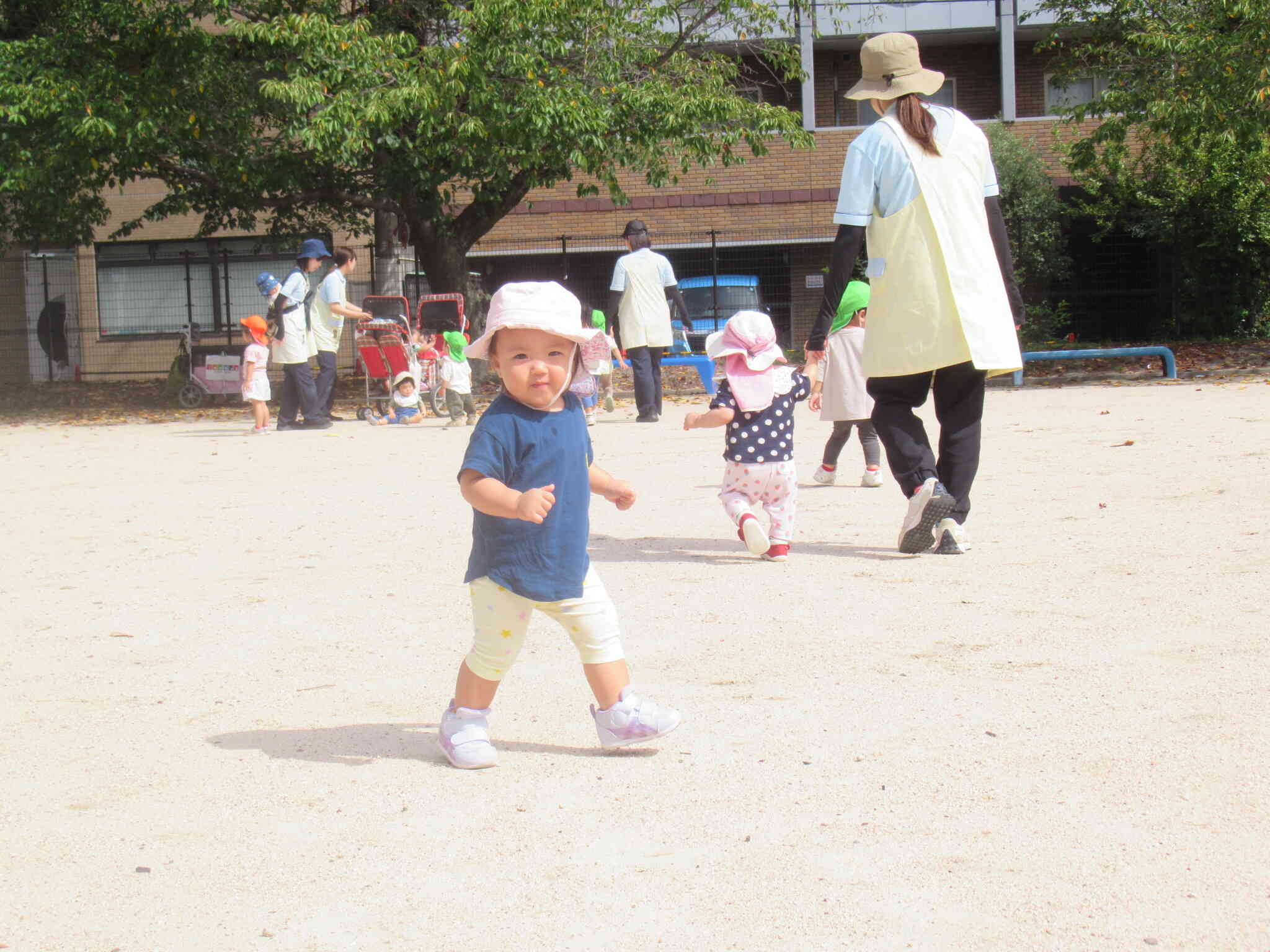 公園ひろいね！