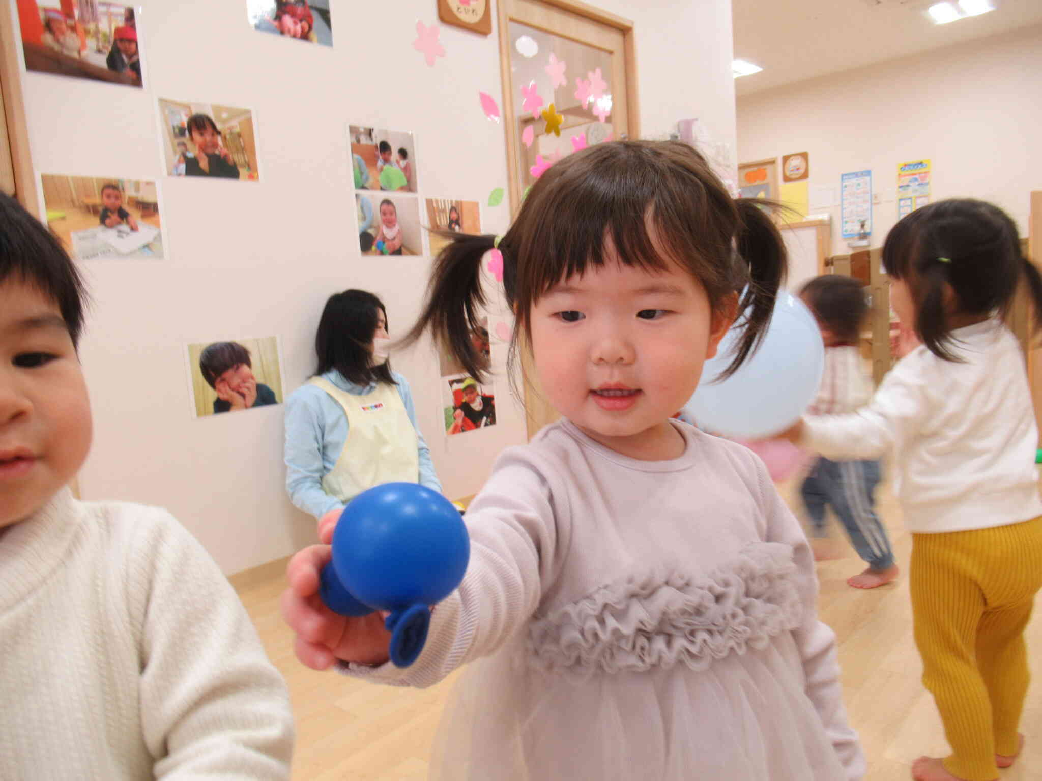 雪だるまみたいだね(*'▽')