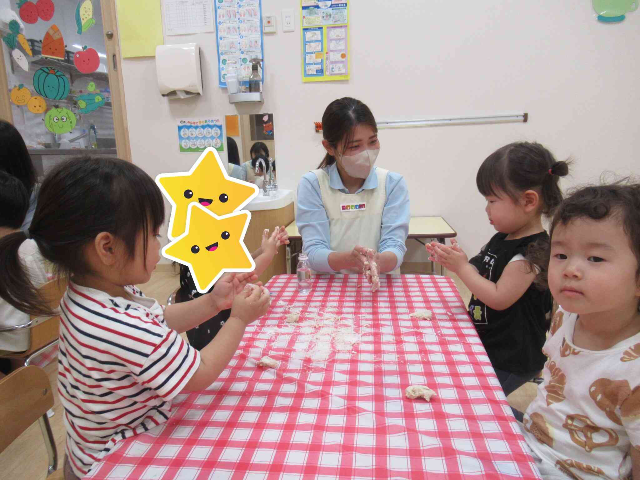 小麦粉に水をくわえると・・・