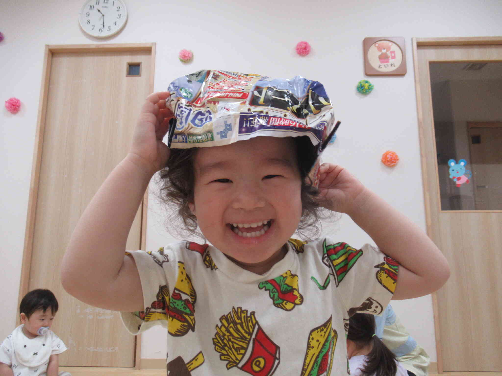 素敵な帽子だね(*^-^*)