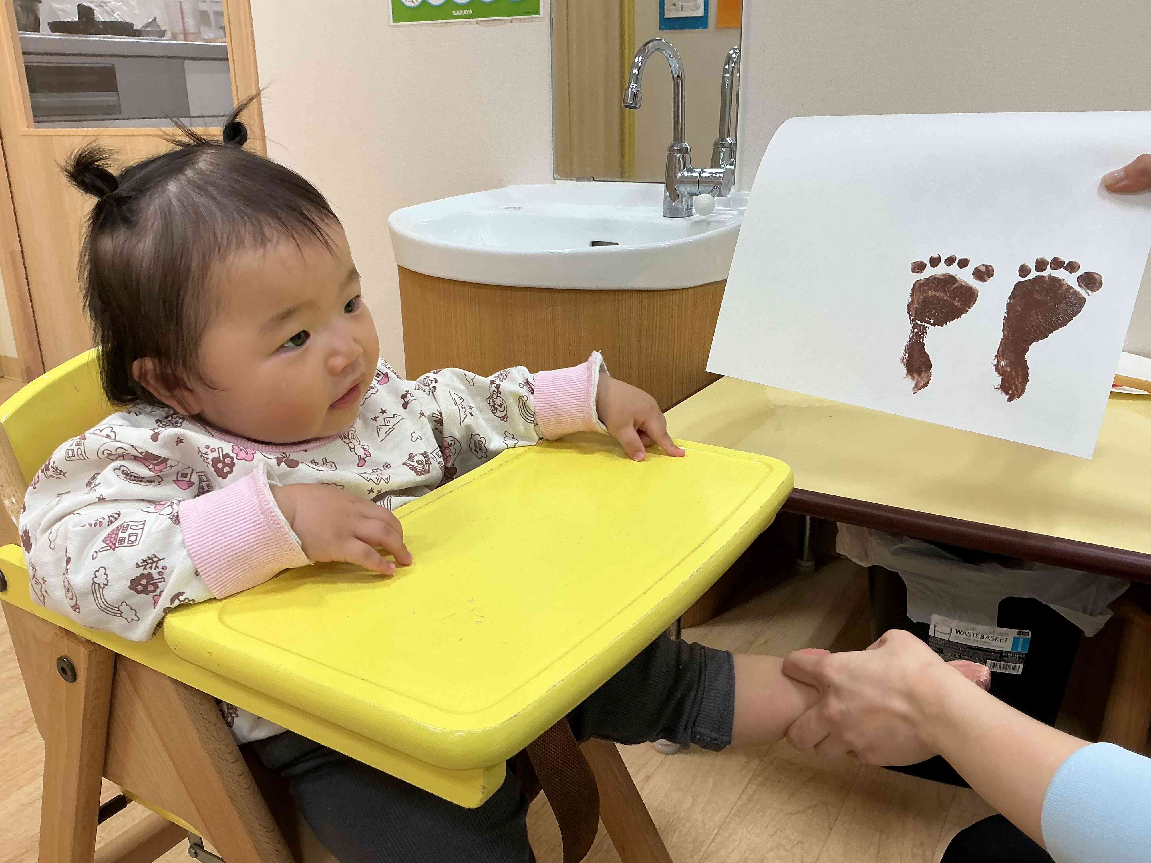 可愛い足形がとれました♫