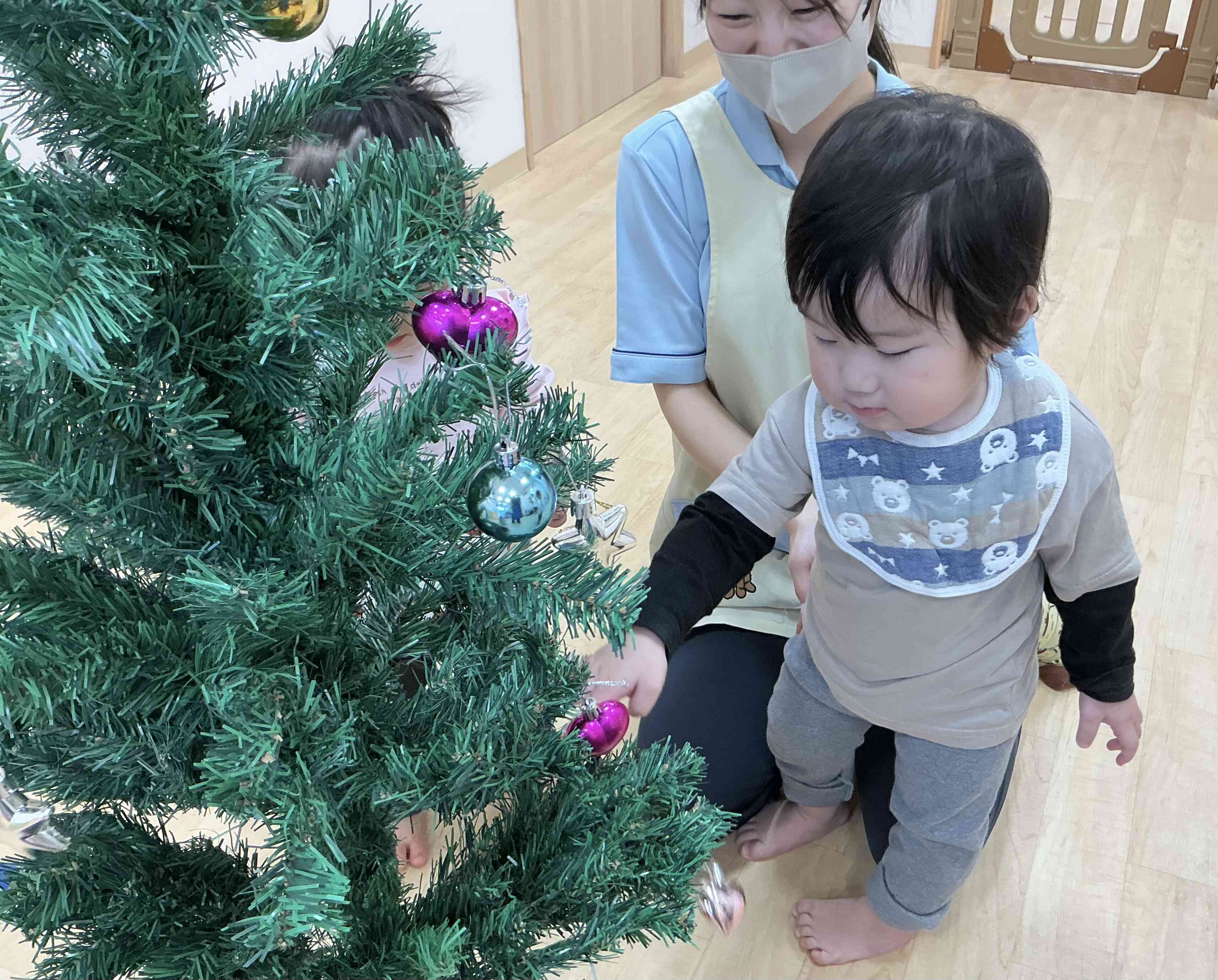 先生と一緒に飾って可愛くなったよ♡