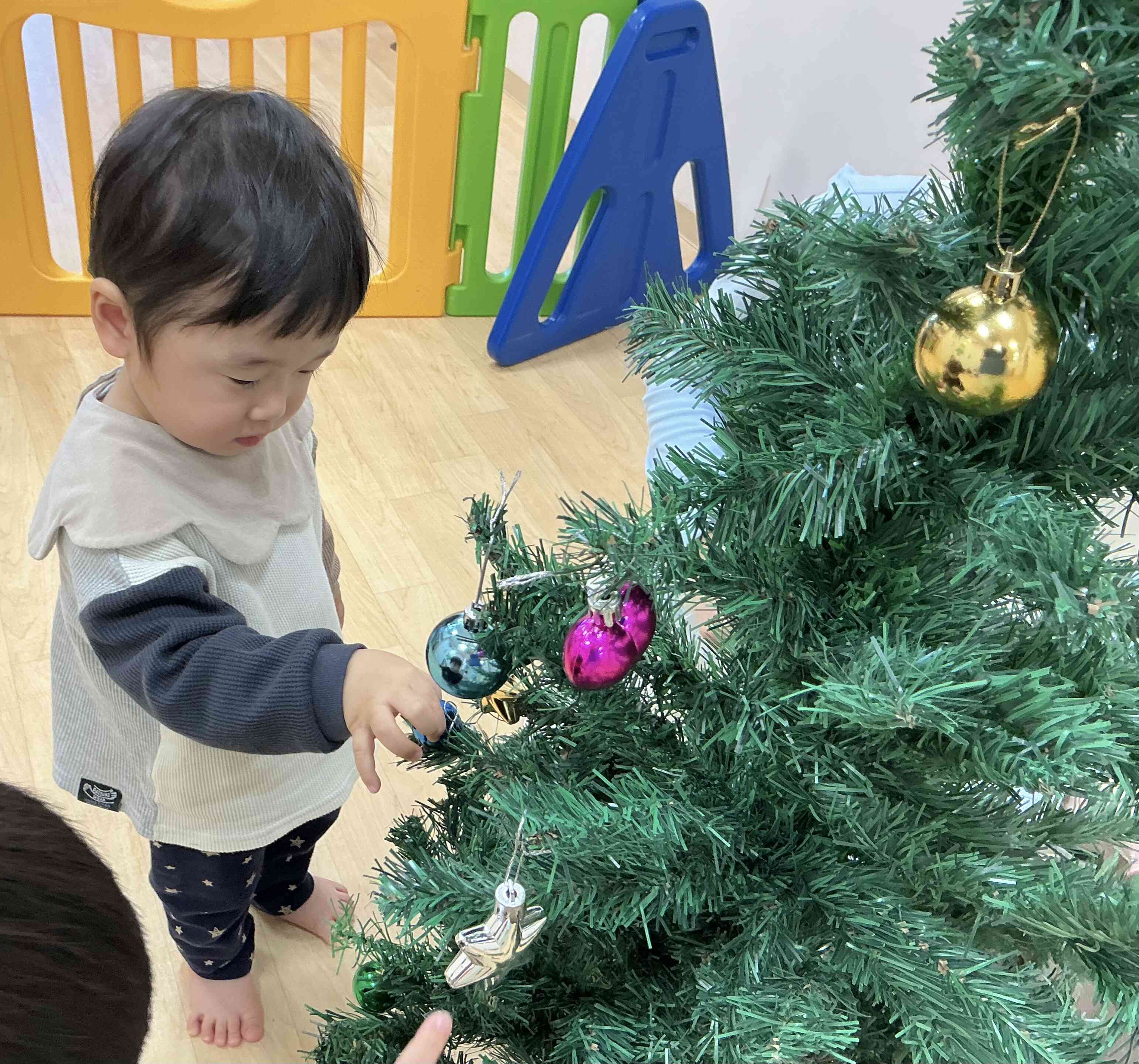 上手にツリーに通せるかな?