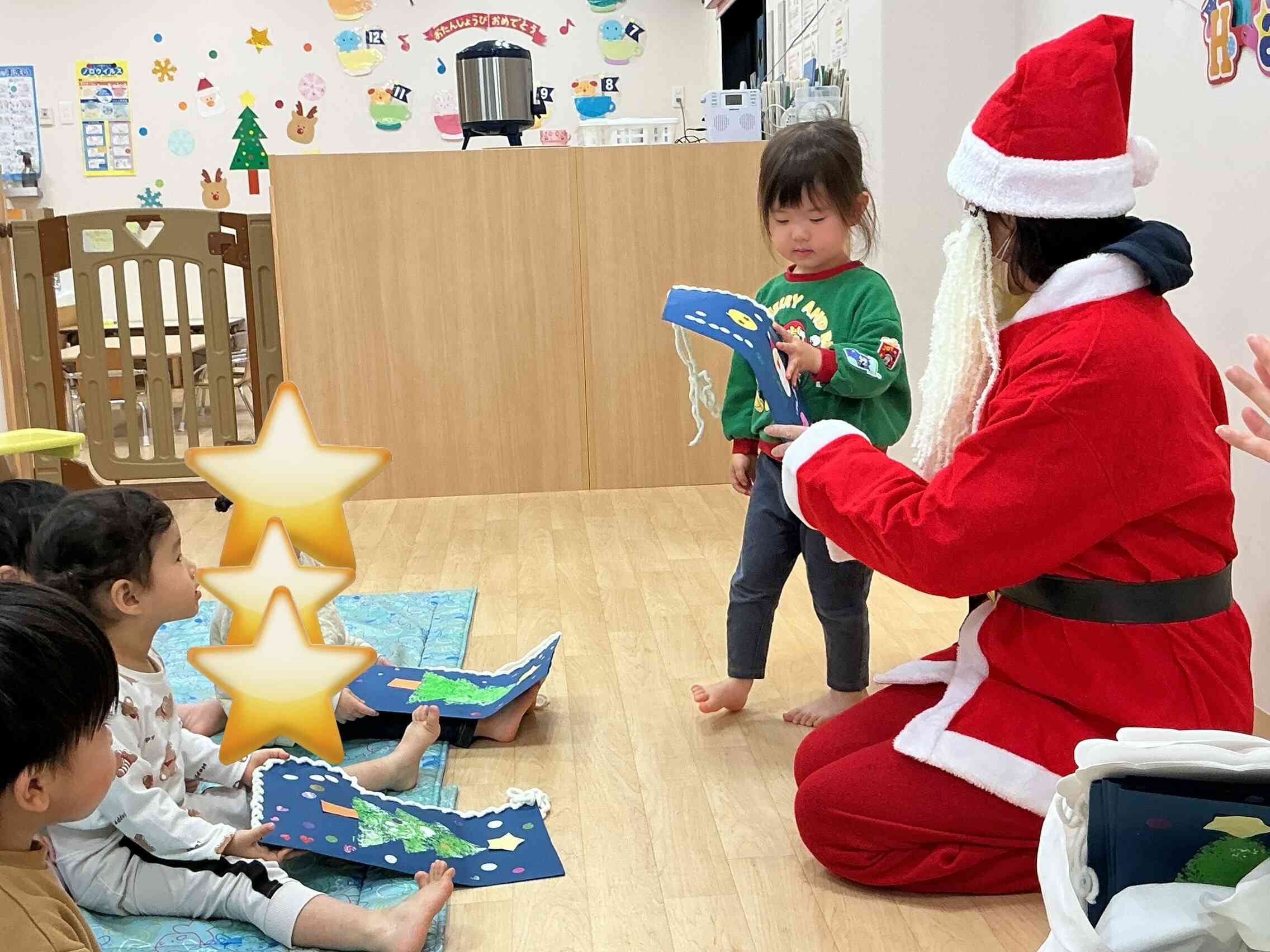 待ちに待ったサンタさんの登場です！！