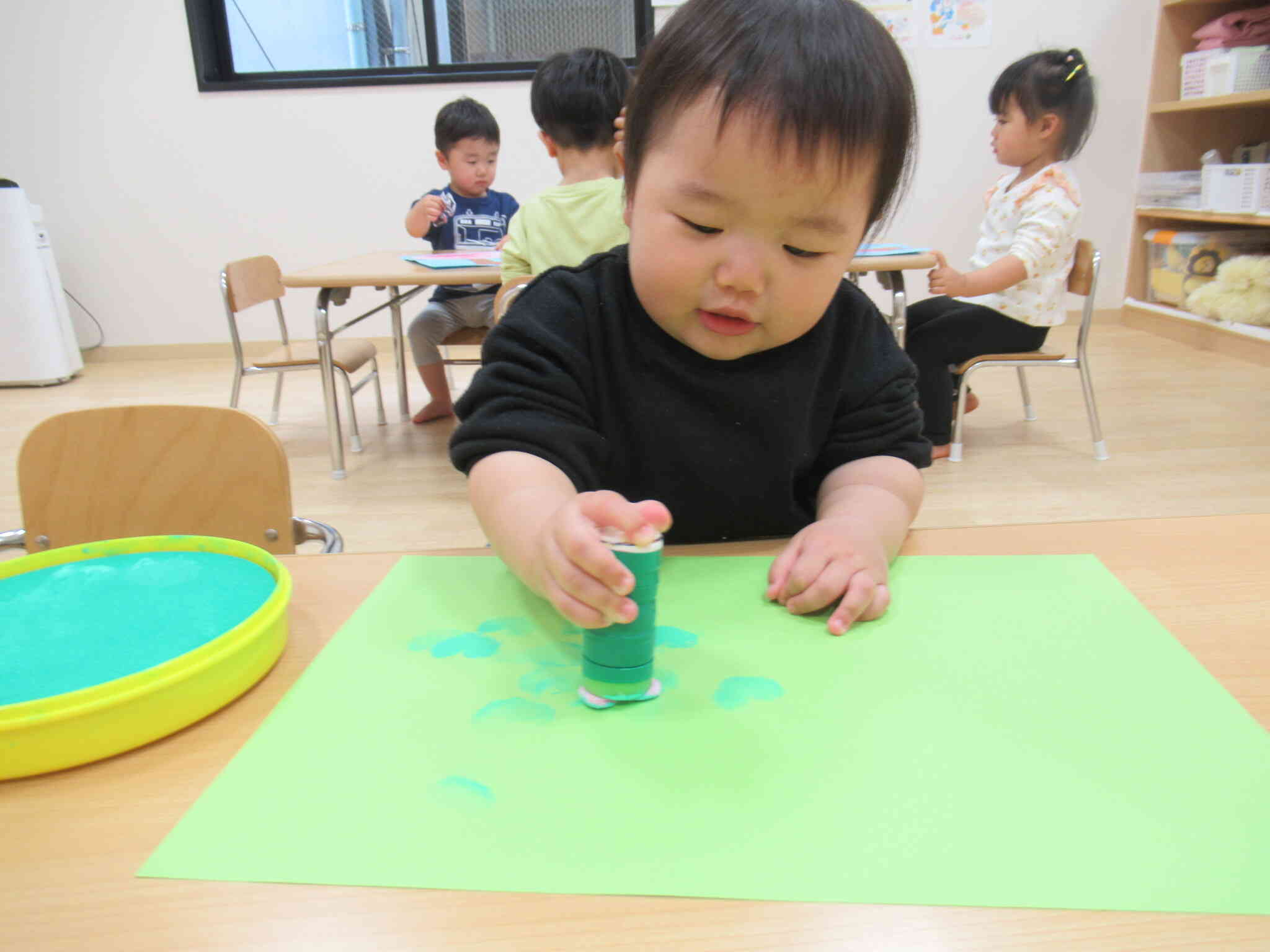 スタンプをします♪