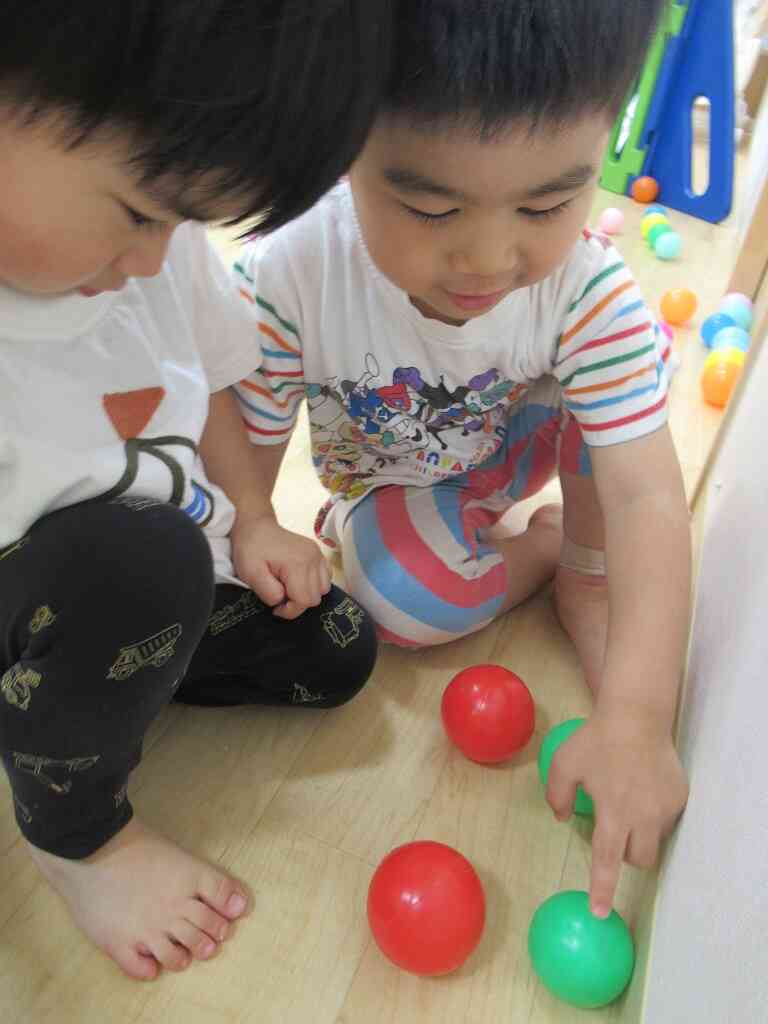 このボールの色って・・・（＾▽＾）