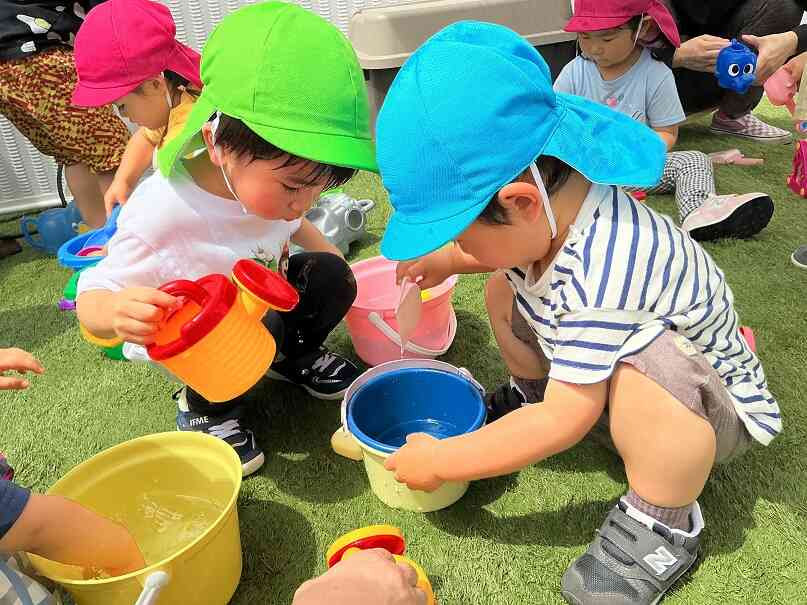 お友だちと一緒に