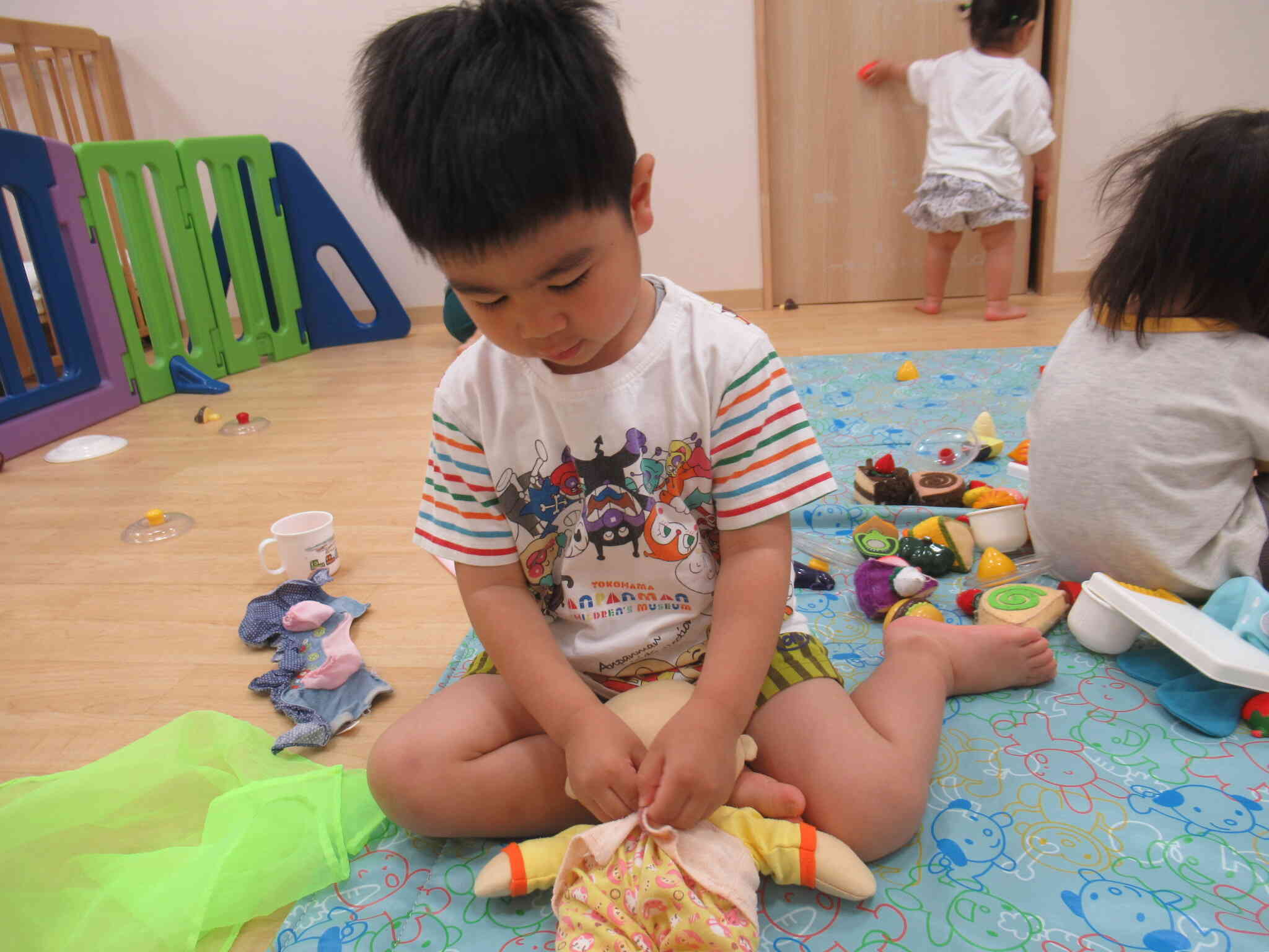 おきがえ中