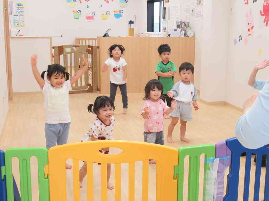 運動会の練習しています！